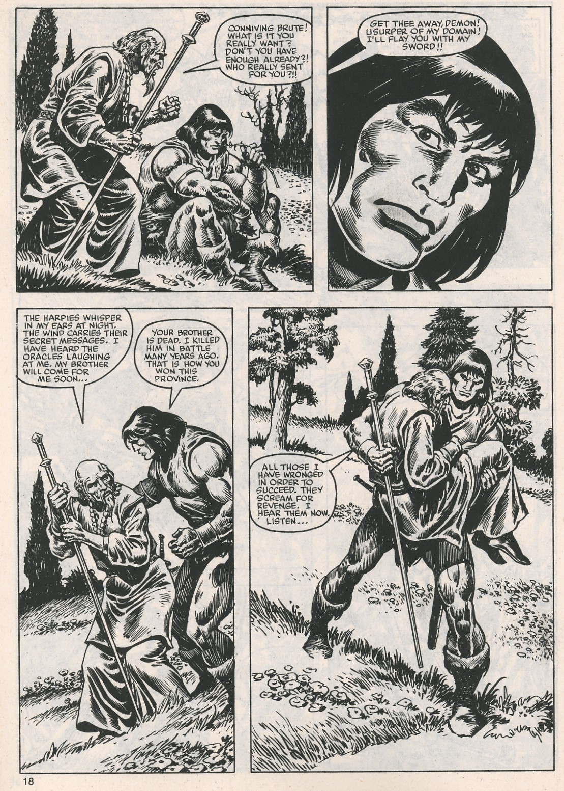 Read online The Savage Sword Of Conan comic -  Issue #116 - 18