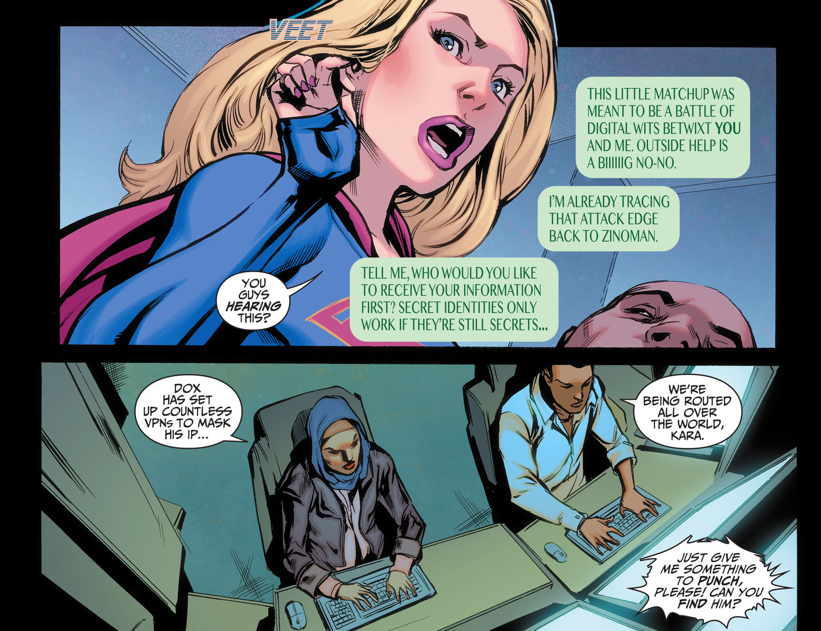 Read online Adventures of Supergirl comic -  Issue #5 - 16
