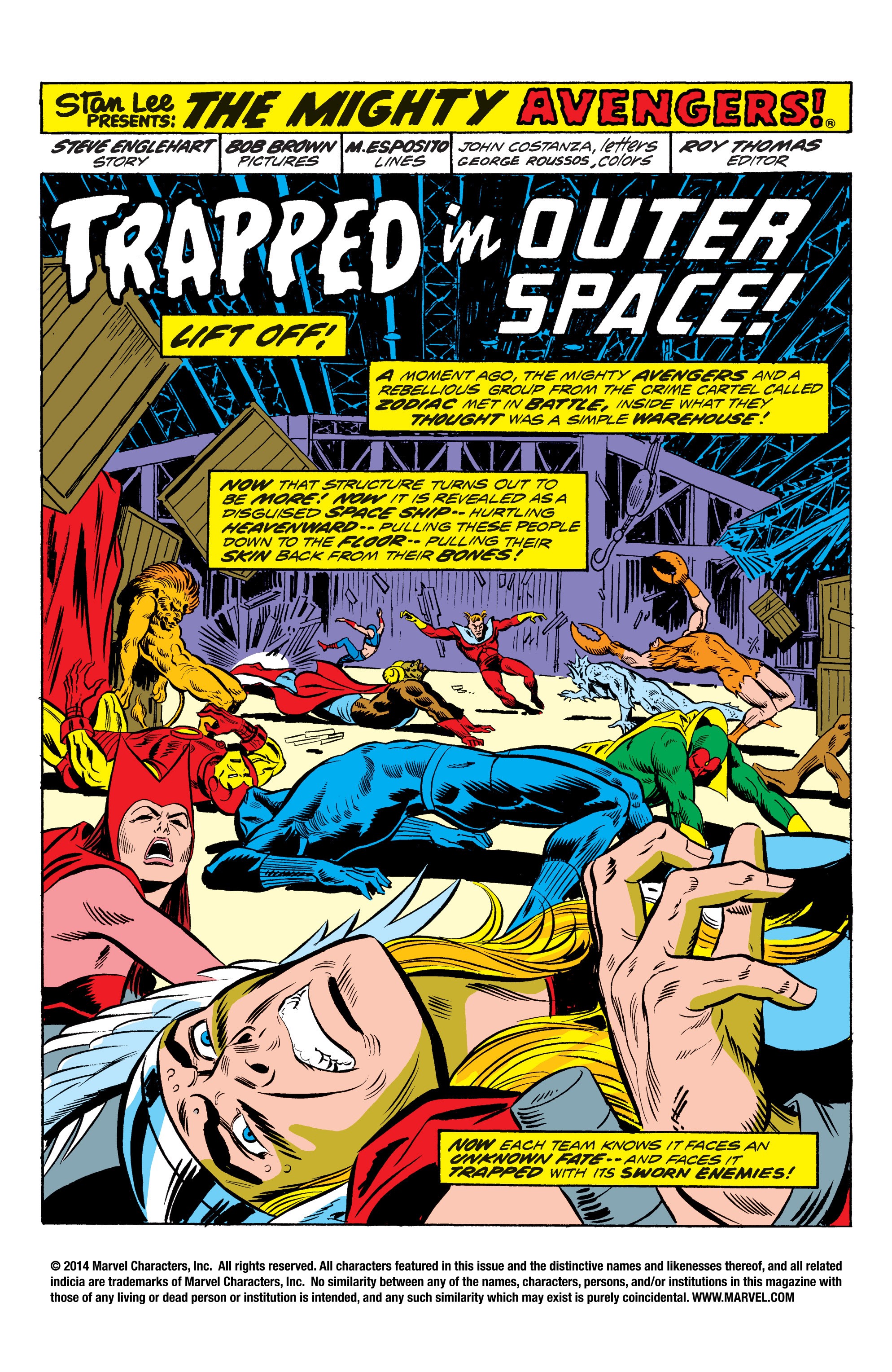 Read online The Avengers (1963) comic -  Issue #122 - 2