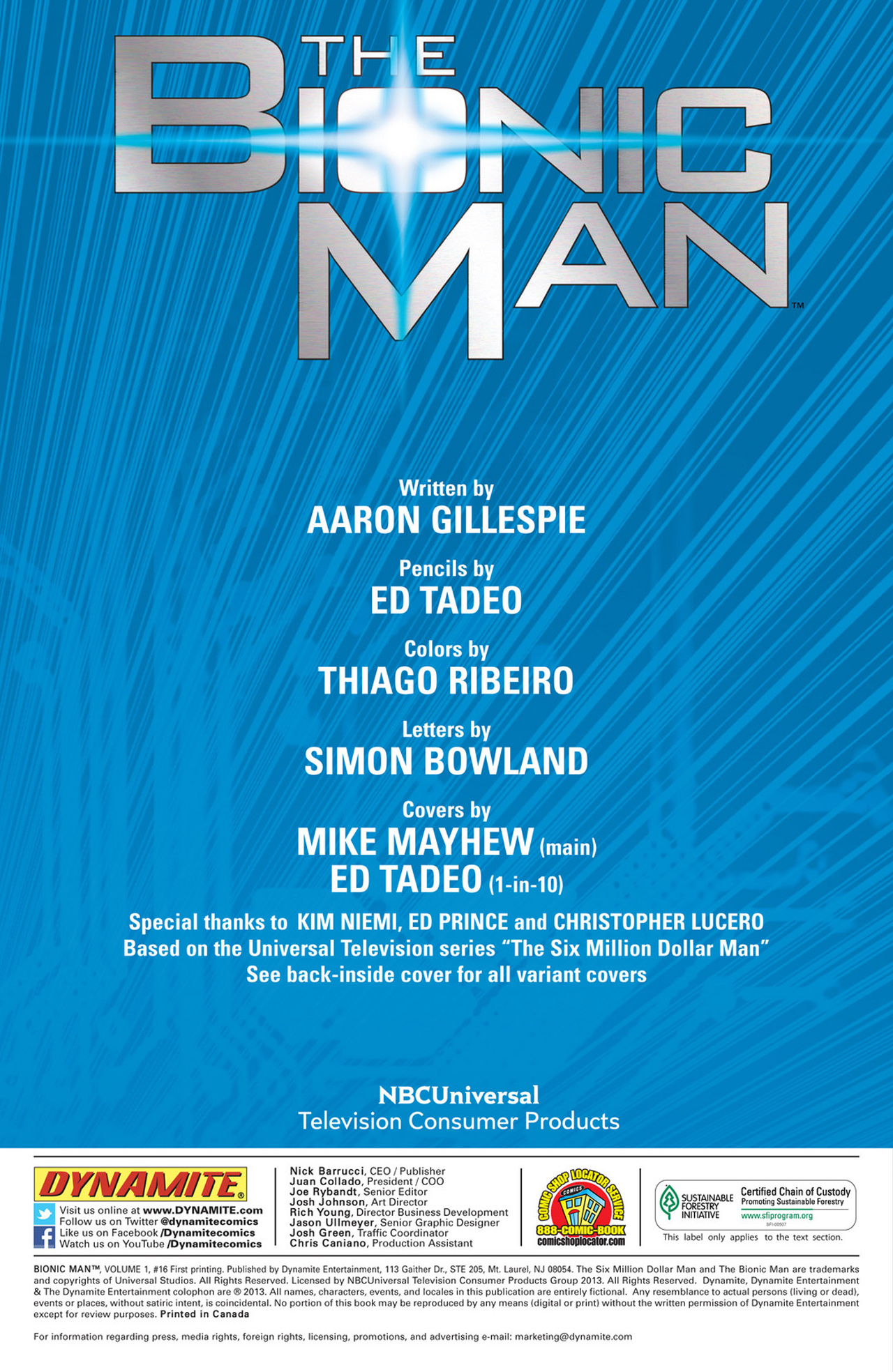 Read online Bionic Man comic -  Issue #16 - 3