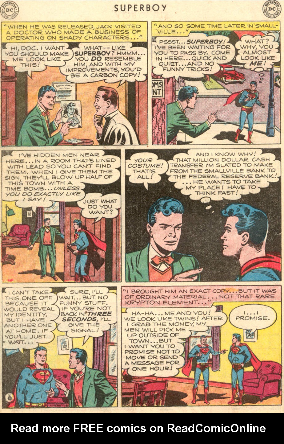 Read online Superboy (1949) comic -  Issue #16 - 7