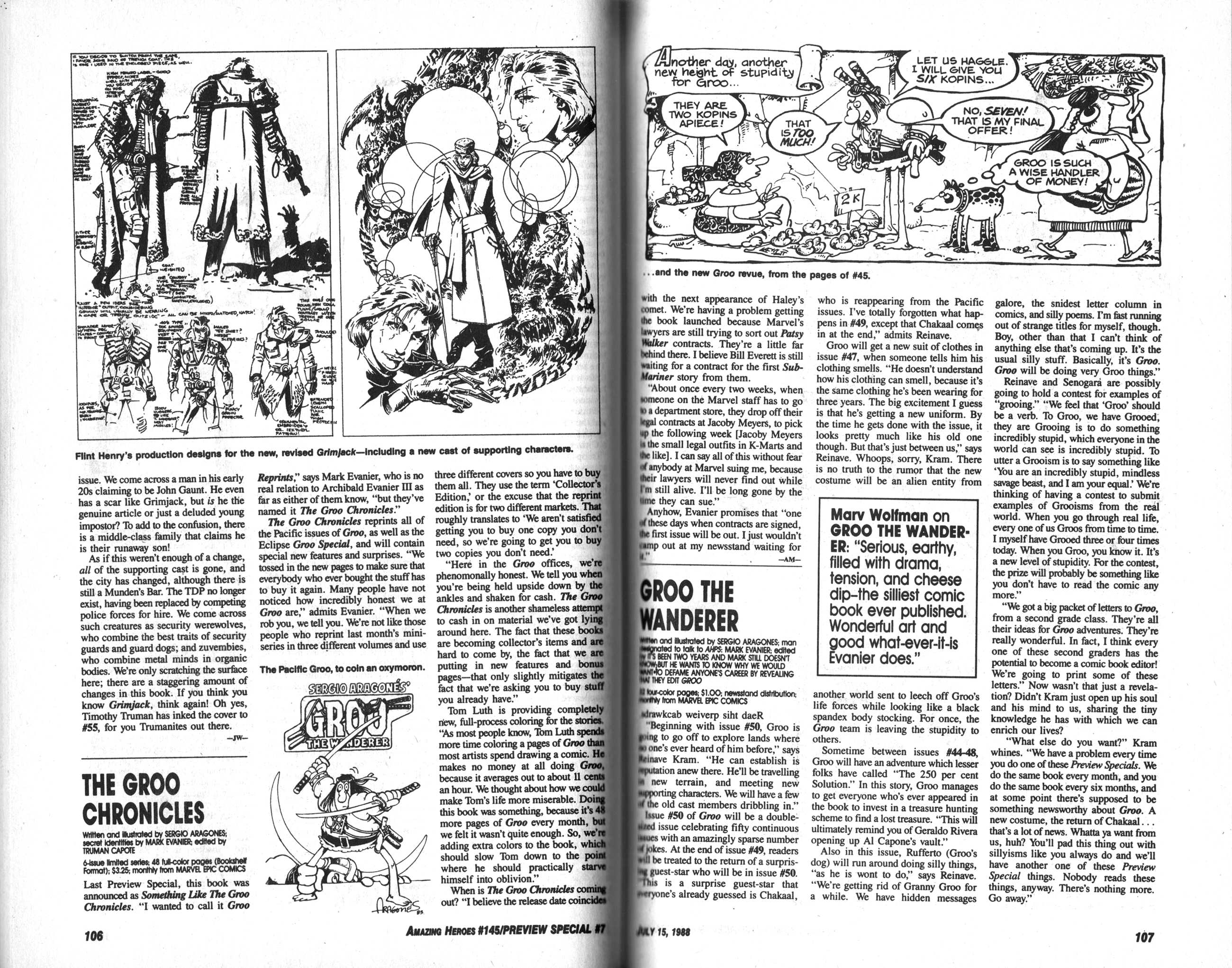 Read online Amazing Heroes comic -  Issue #145 - 55
