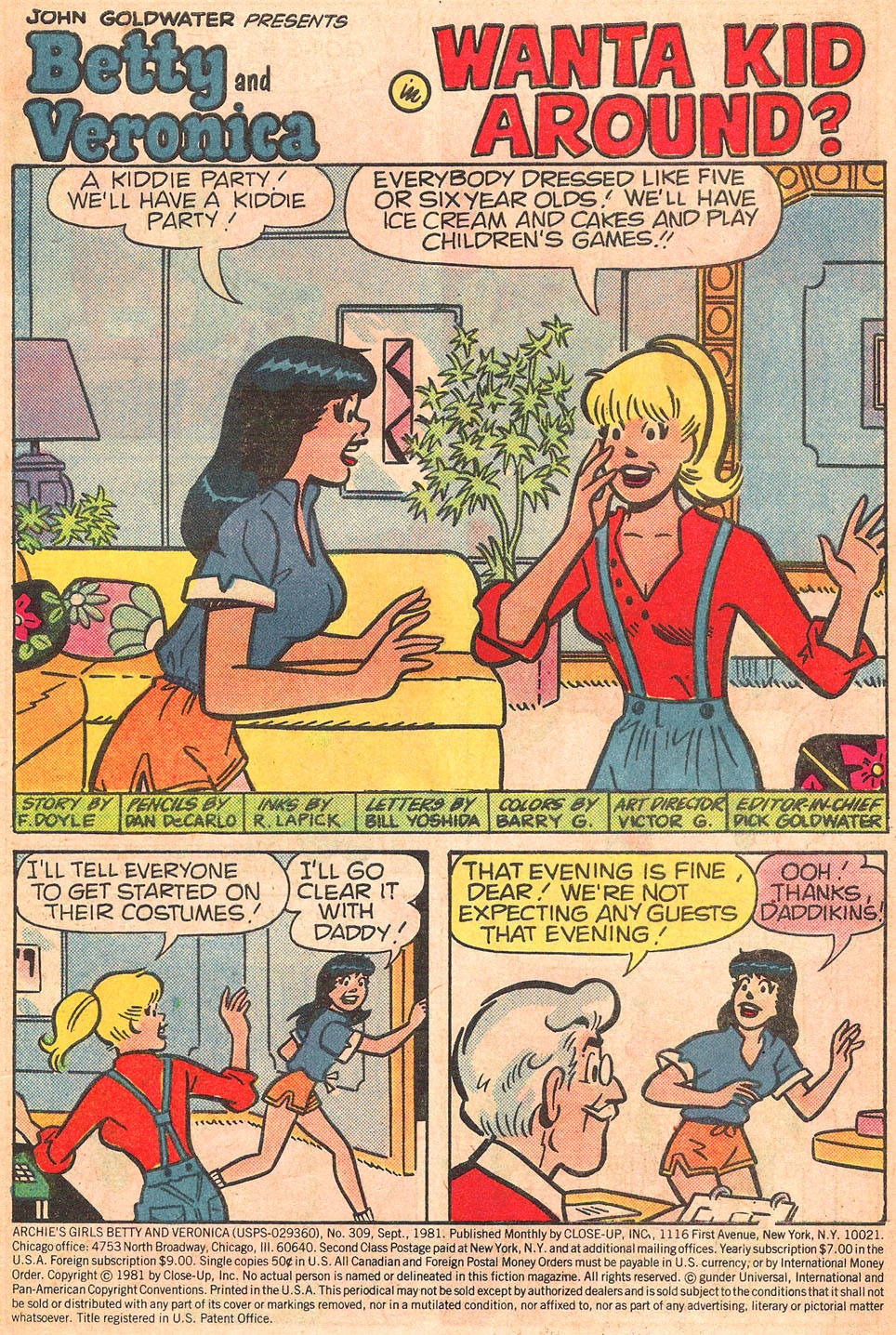 Read online Archie's Girls Betty and Veronica comic -  Issue #309 - 3