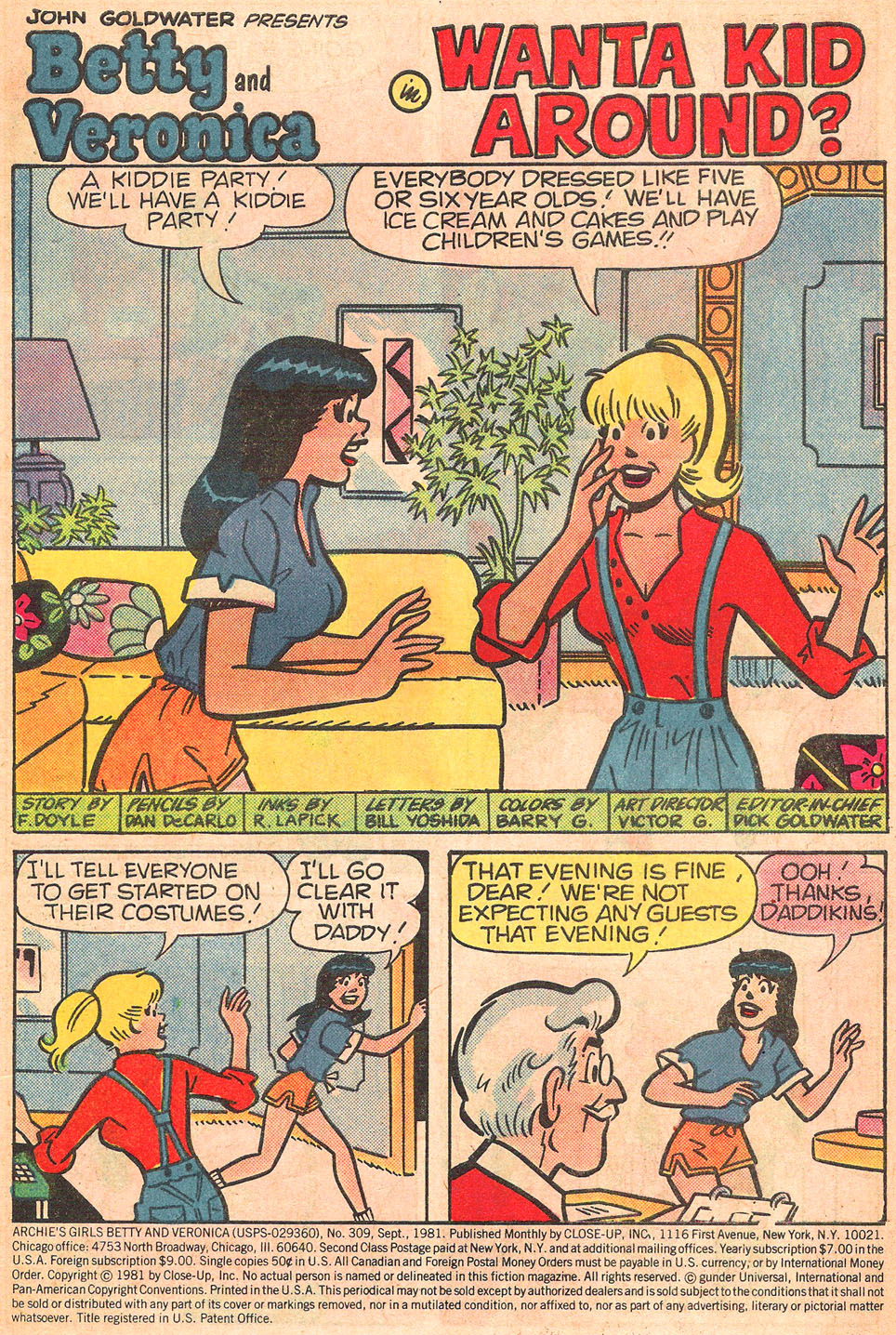 Archie's Girls Betty and Veronica issue 309 - Page 3