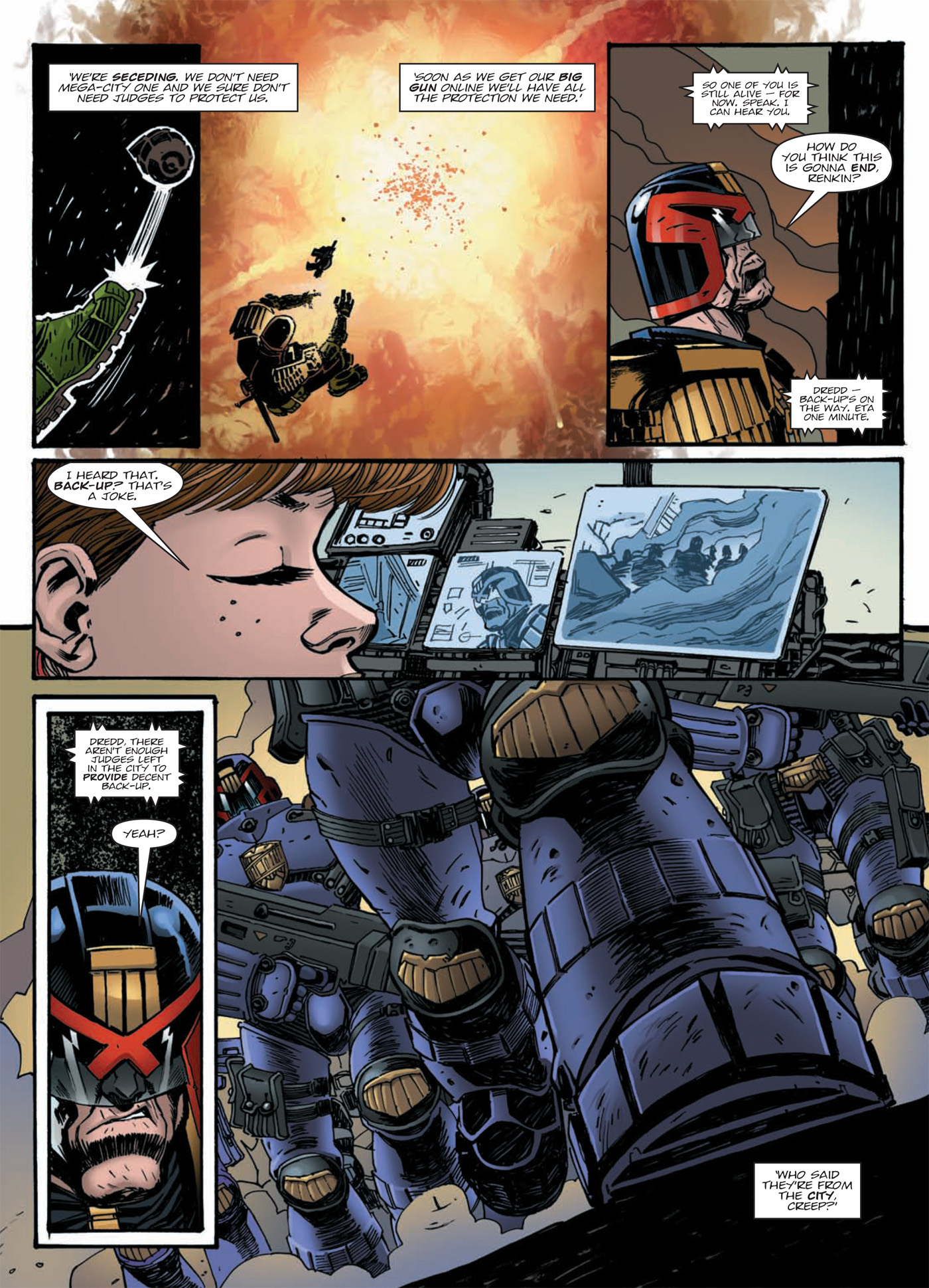 Read online Judge Dredd: Day of Chaos: Fallout comic -  Issue # TPB (Part 1) - 11
