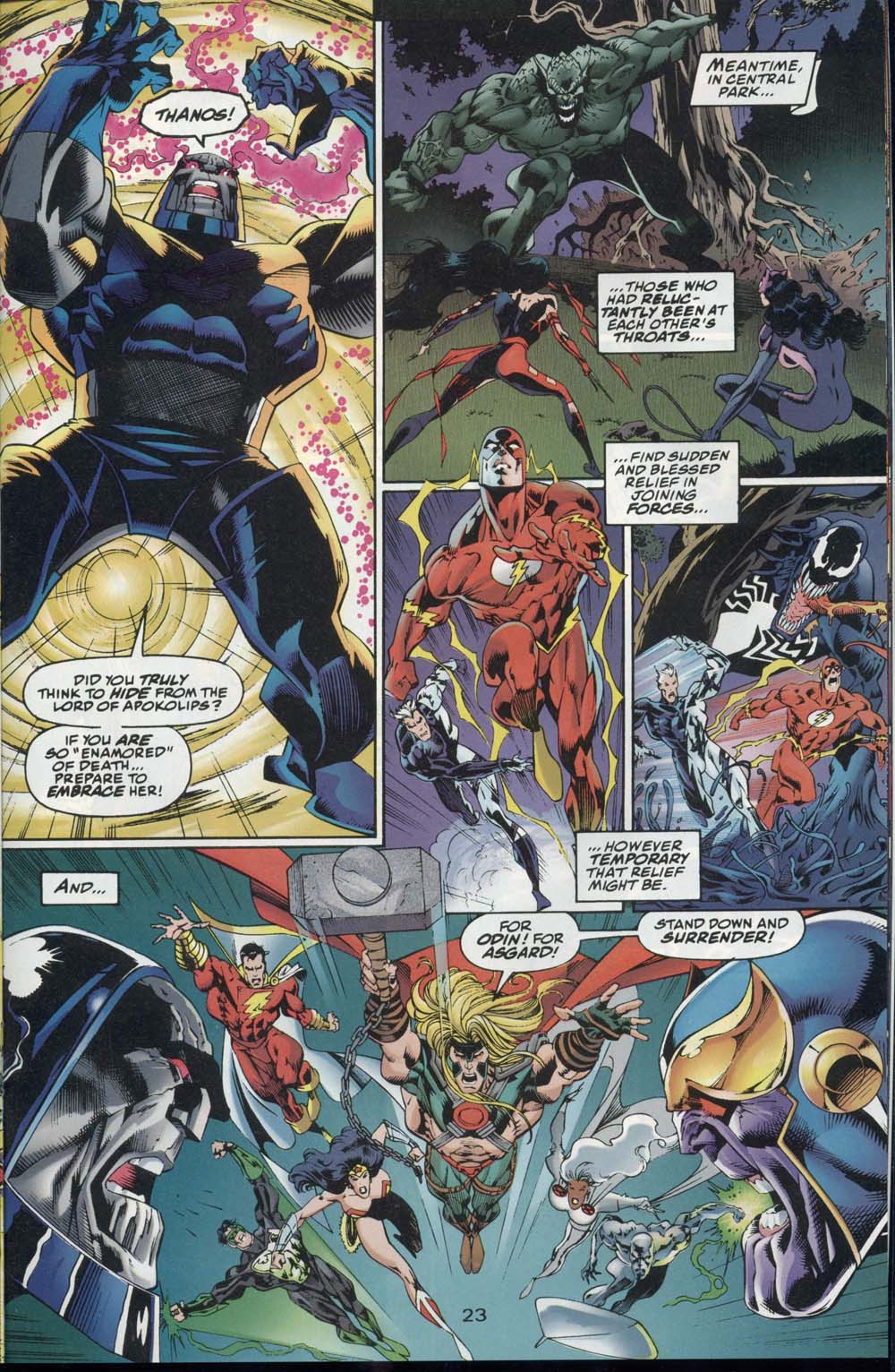 Read online DC Versus Marvel Comics comic -  Issue #4 - 22