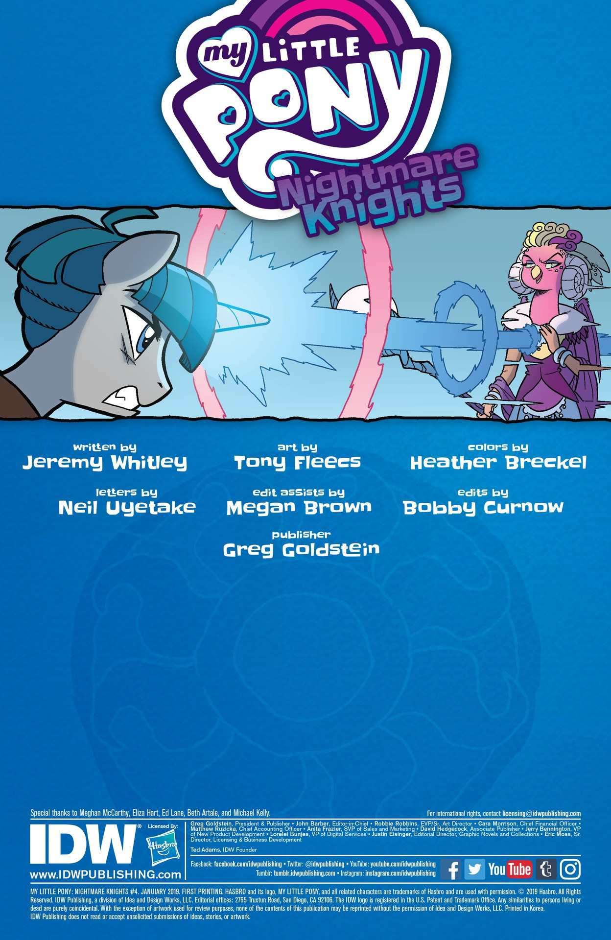 Read online My Little Pony: Nightmare Knights comic -  Issue #4 - 2