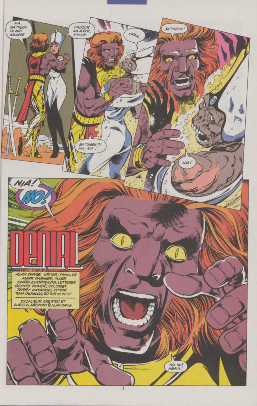 Read online Excalibur (1988) comic -  Issue #63 - 4