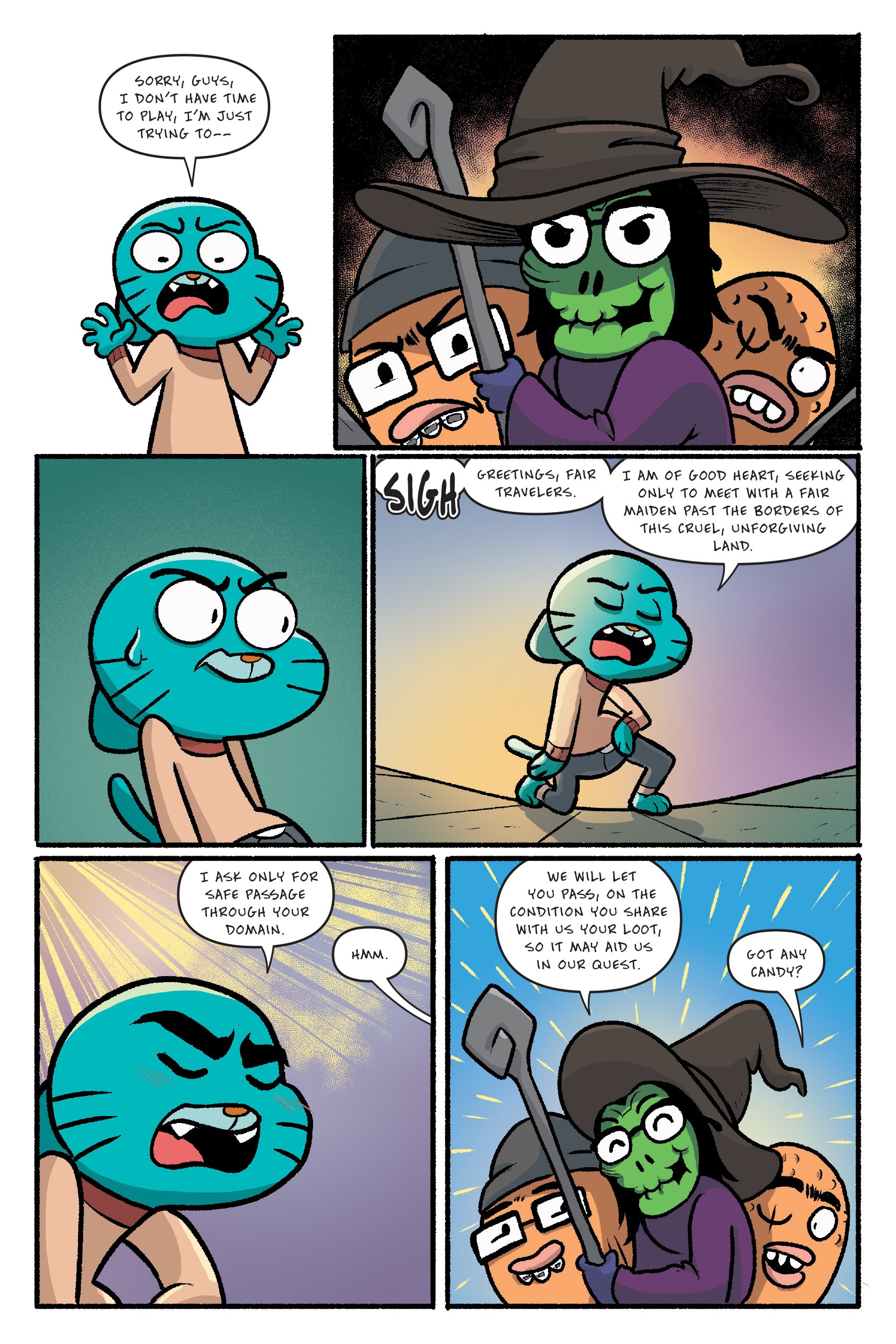 Read online The Amazing World of Gumball: The Storm comic -  Issue # TPB - 113