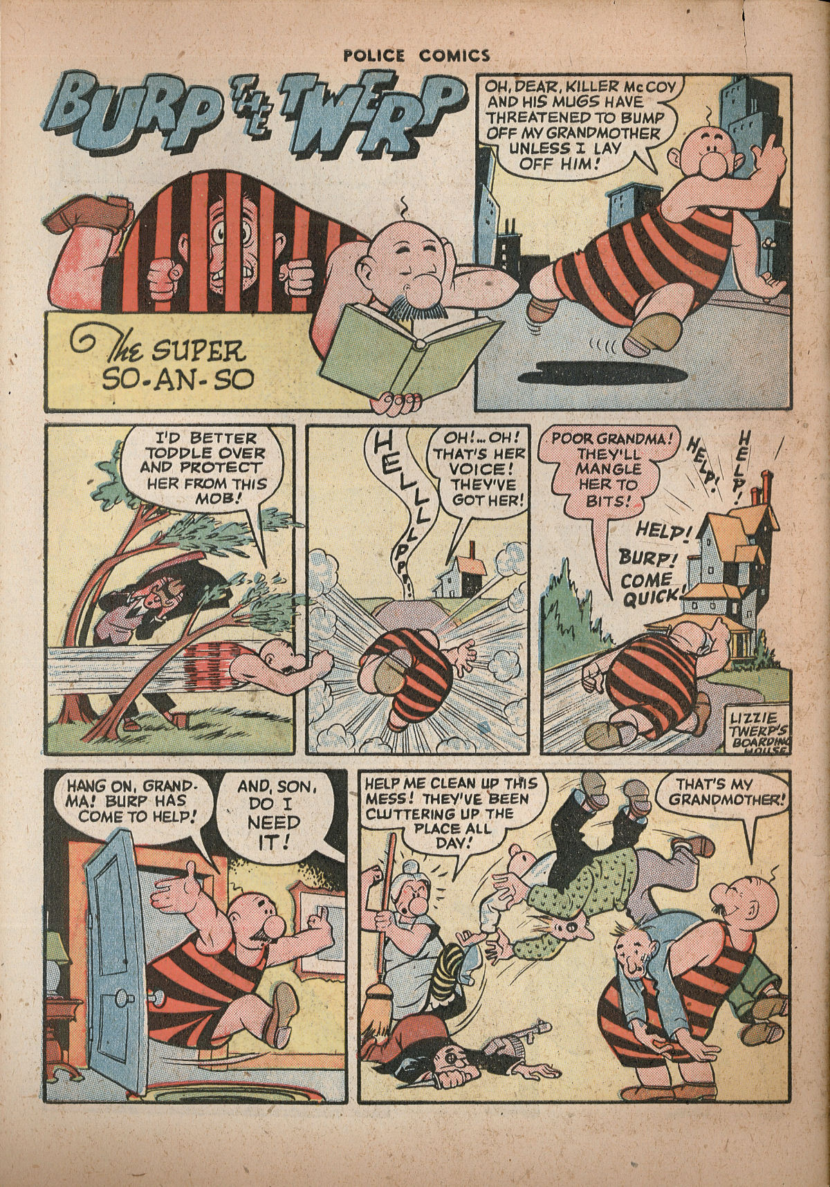 Read online Police Comics comic -  Issue #51 - 50