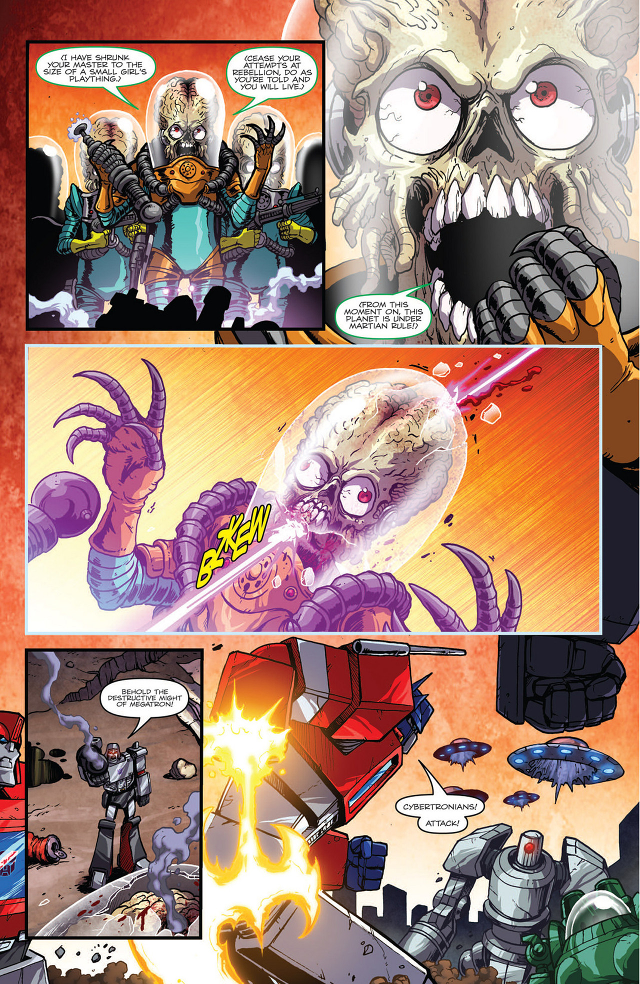 Read online Mars Attacks: The Transformers comic -  Issue # Full - 18