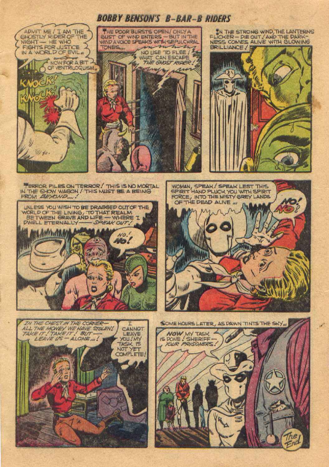 Read online Bobby Benson's B-Bar-B Riders comic -  Issue #15 - 18