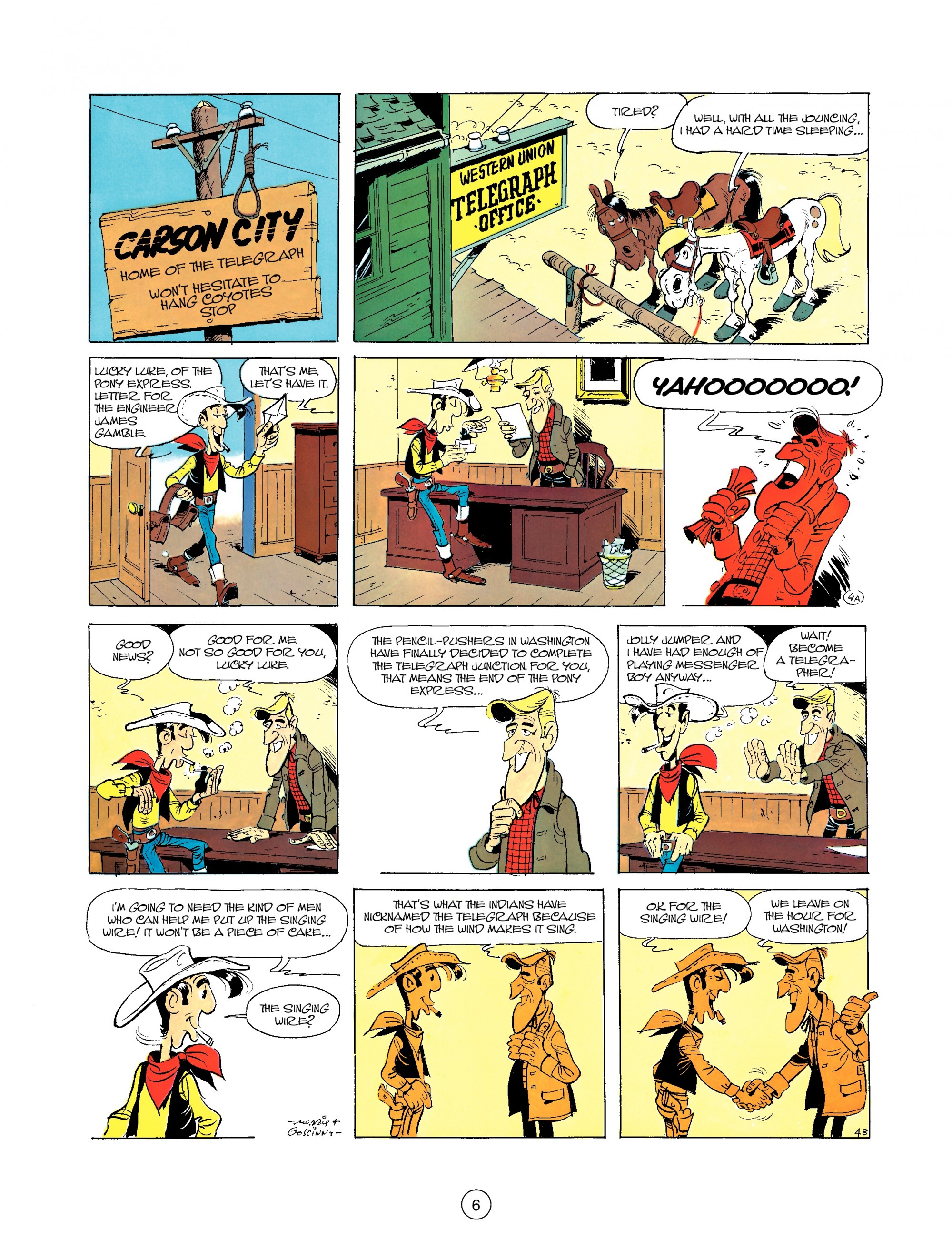 Read online A Lucky Luke Adventure comic -  Issue #35 - 6