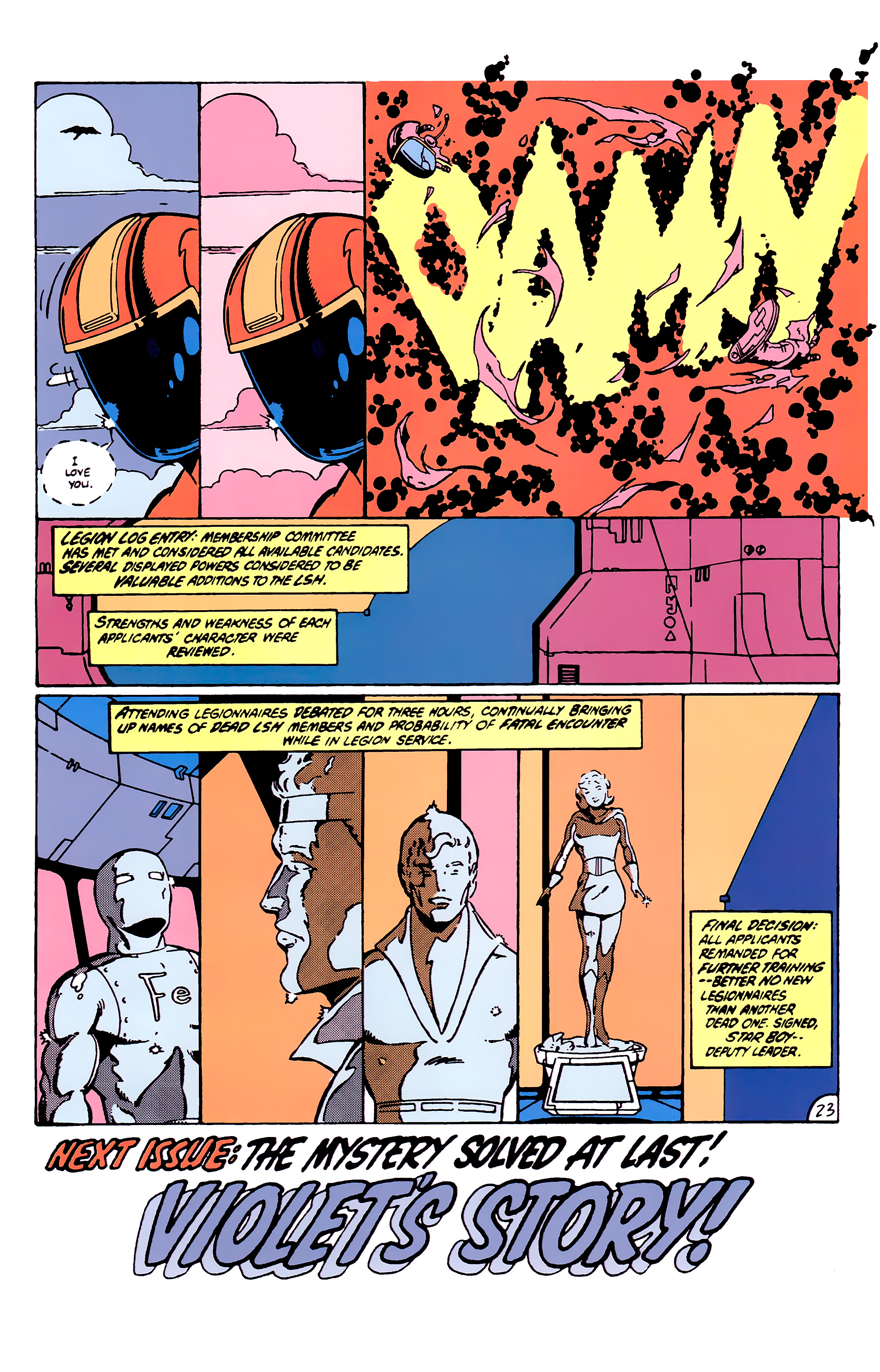 Read online Legion of Super-Heroes (1980) comic -  Issue #304 - 24