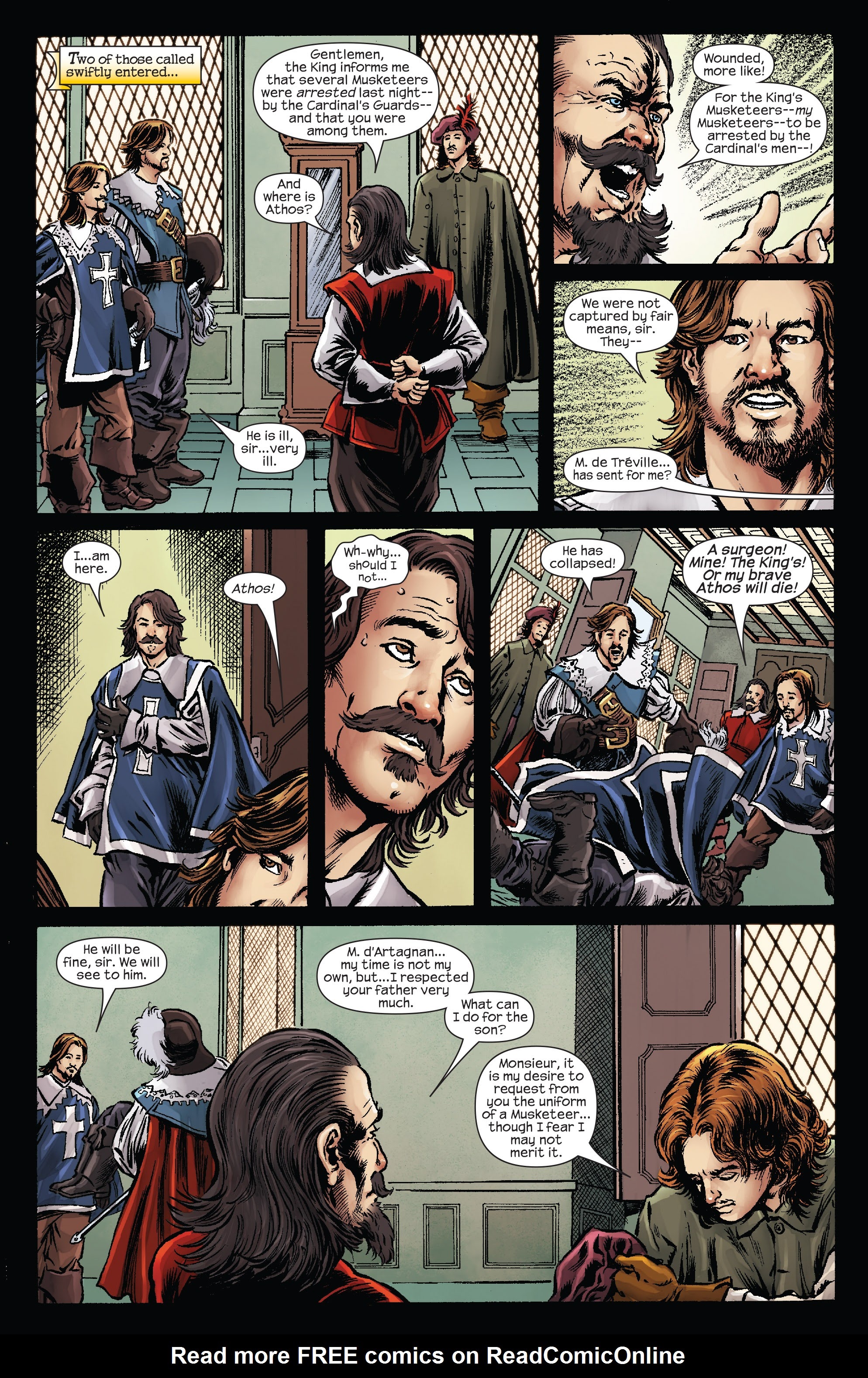 Read online Marvel Illustrated: The Three Musketeers comic -  Issue #1 - 10