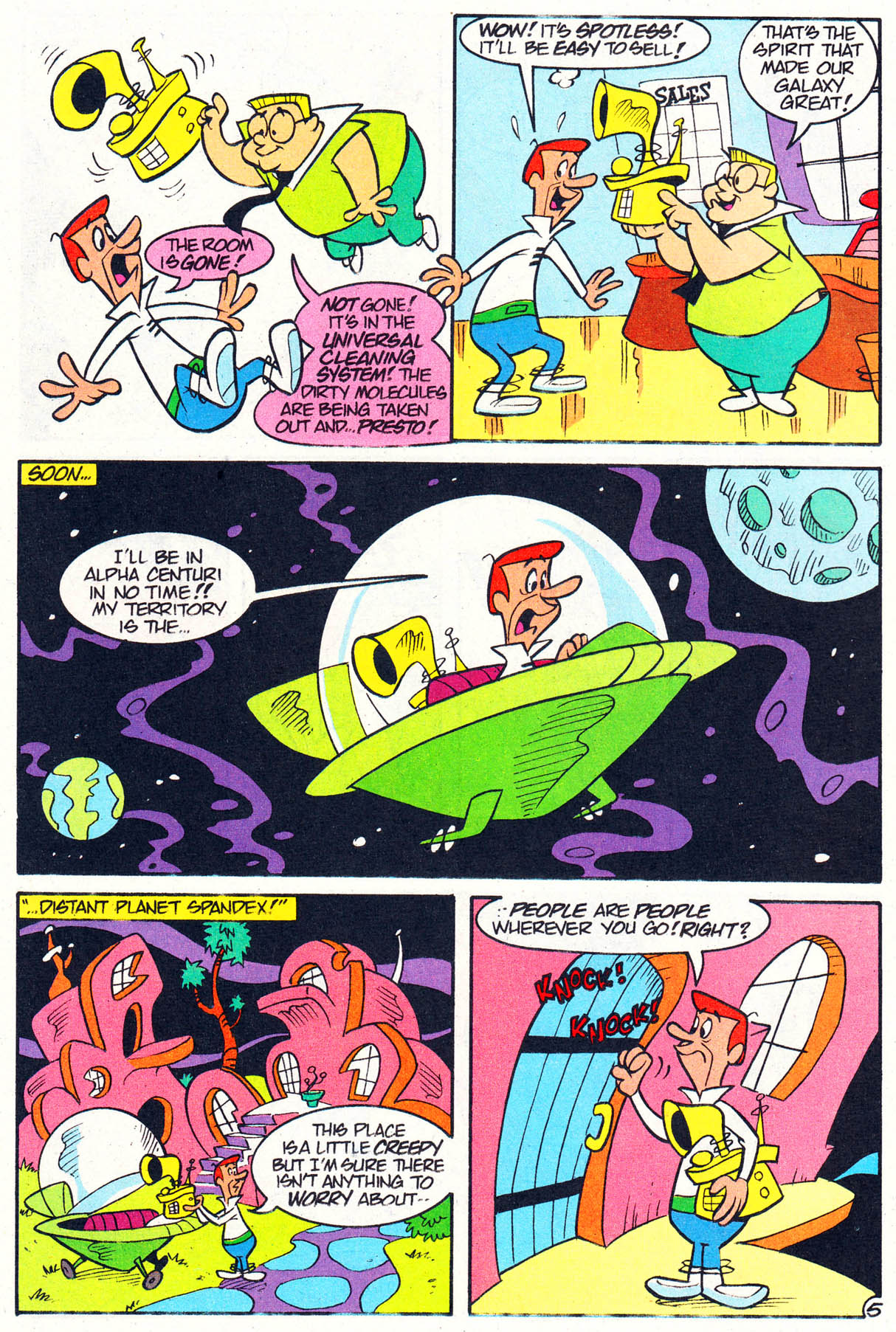 Read online The Jetsons comic -  Issue #5 - 7