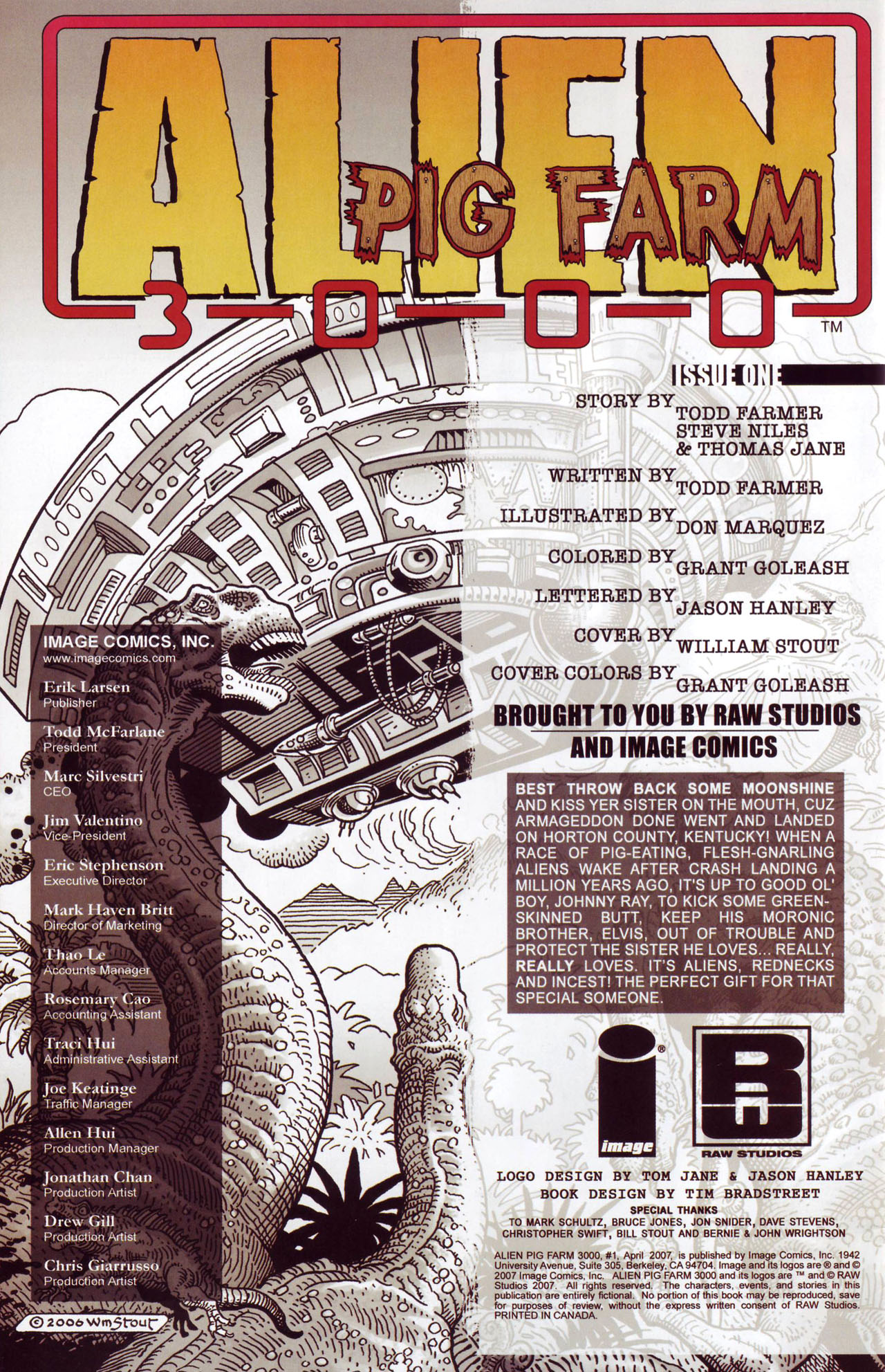 Read online Alien Pig Farm 3000 comic -  Issue #1 - 2