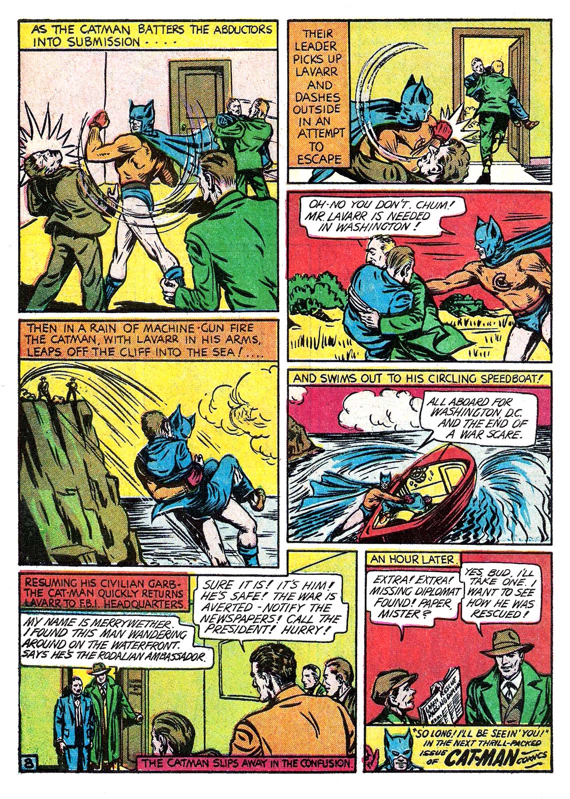 Read online Cat-Man Comics comic -  Issue #2 - 10