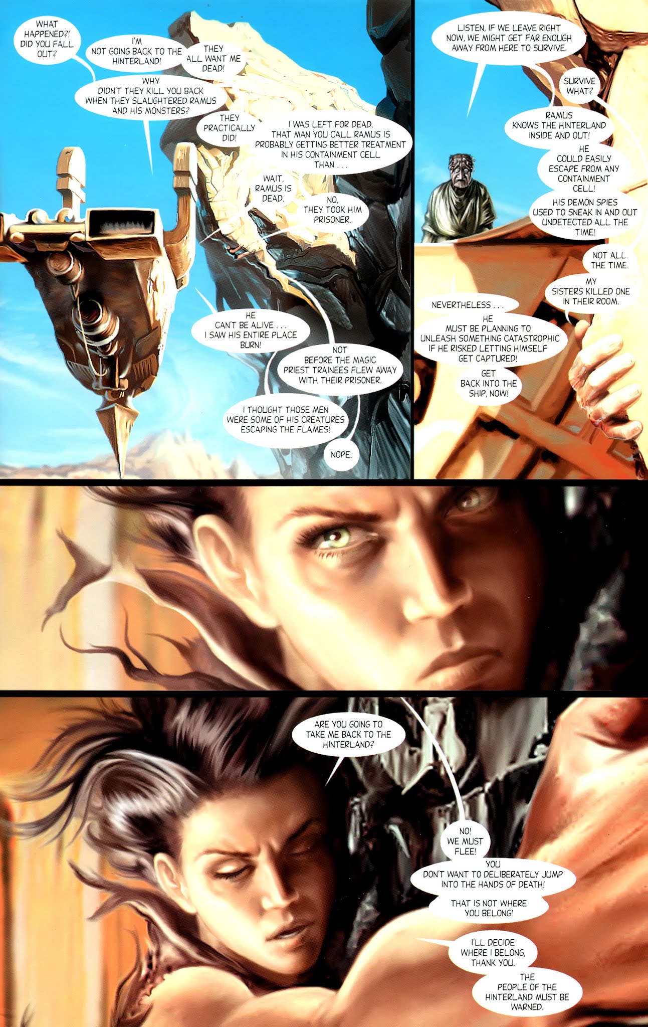 Read online Warrior Nun Dei: Aftertime comic -  Issue #3 - 5