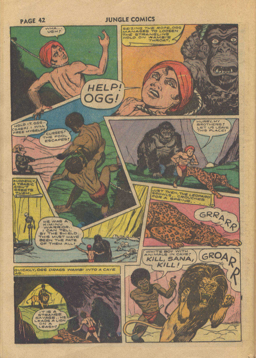 Read online Jungle Comics comic -  Issue #34 - 44