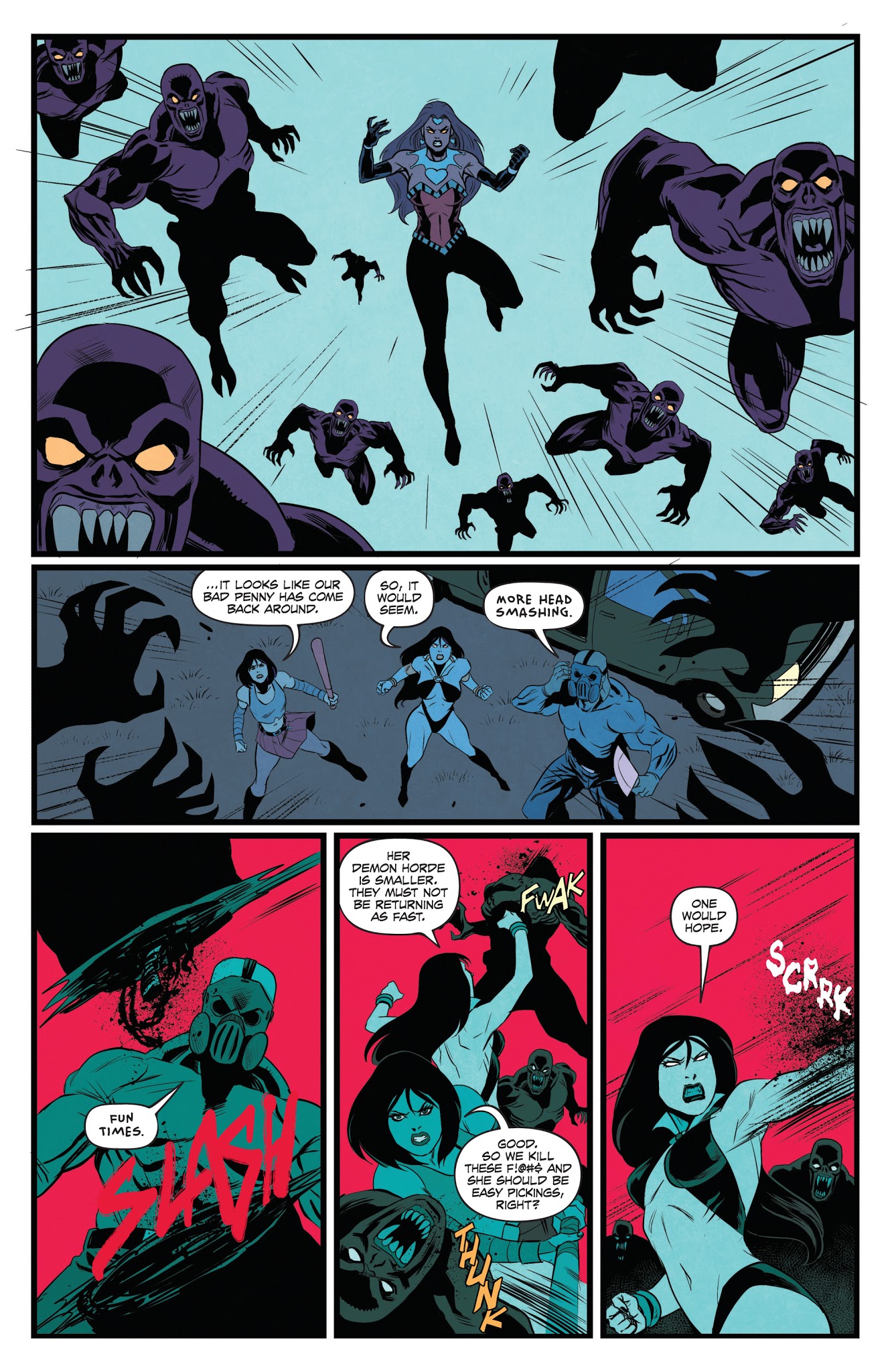 Read online Hack/Slash vs. Vampirella comic -  Issue #4 - 13