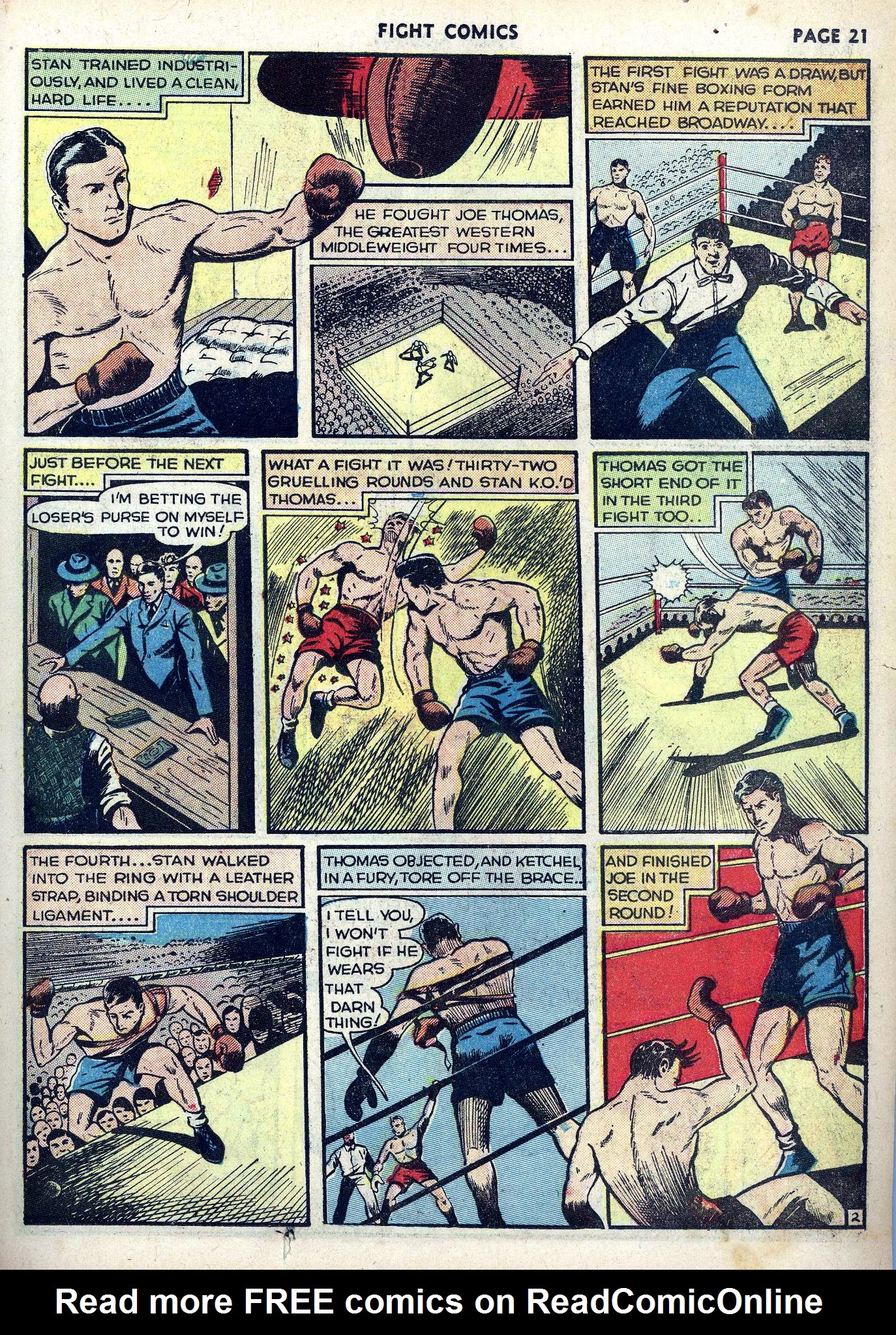 Read online Fight Comics comic -  Issue #10 - 23