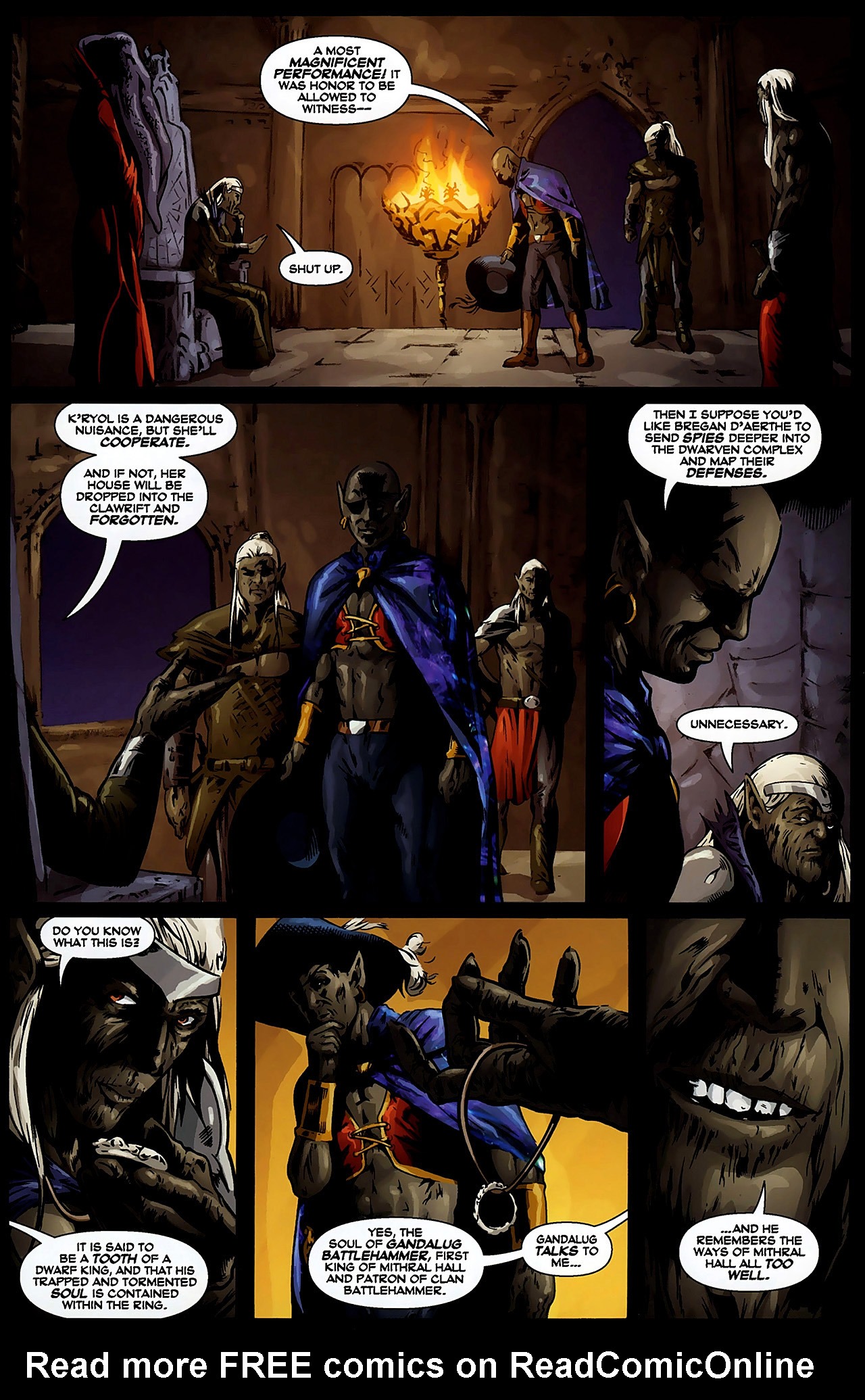 Read online Forgotten Realms: Starless Night comic -  Issue # Full - 21
