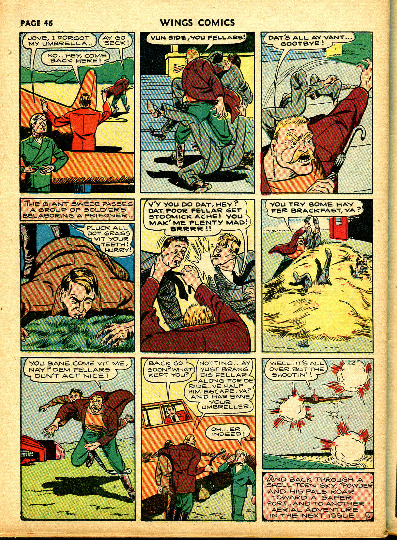 Read online Wings Comics comic -  Issue #6 - 48