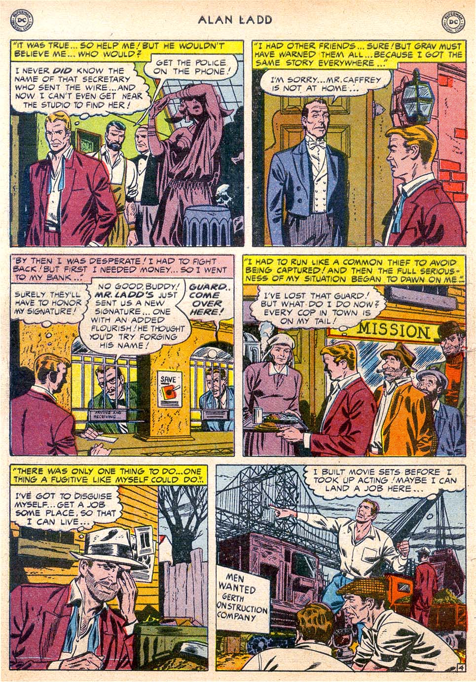 Read online Adventures of Alan Ladd comic -  Issue #4 - 6
