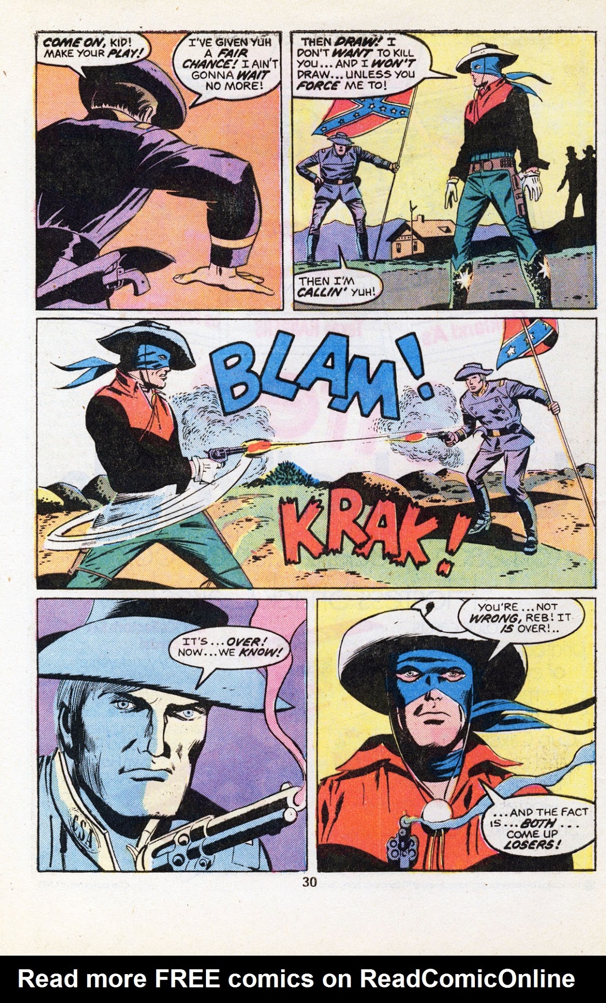 Read online The Outlaw Kid (1970) comic -  Issue #30 - 32
