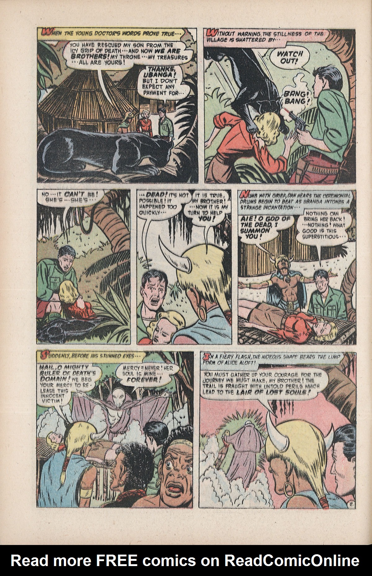 Read online Adventures Into The Unknown comic -  Issue #33 - 36
