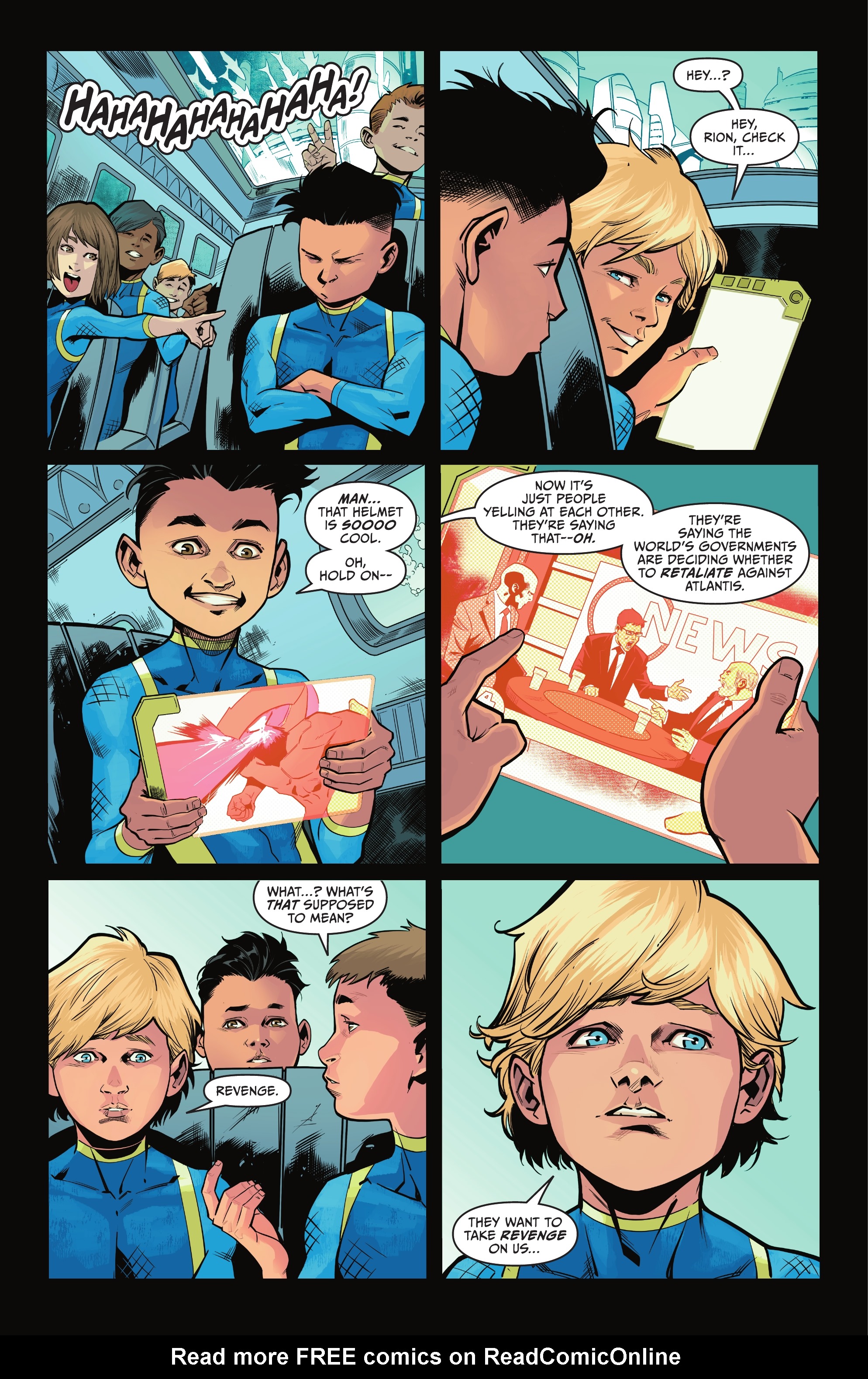 Read online Aquamen comic -  Issue #6 - 7