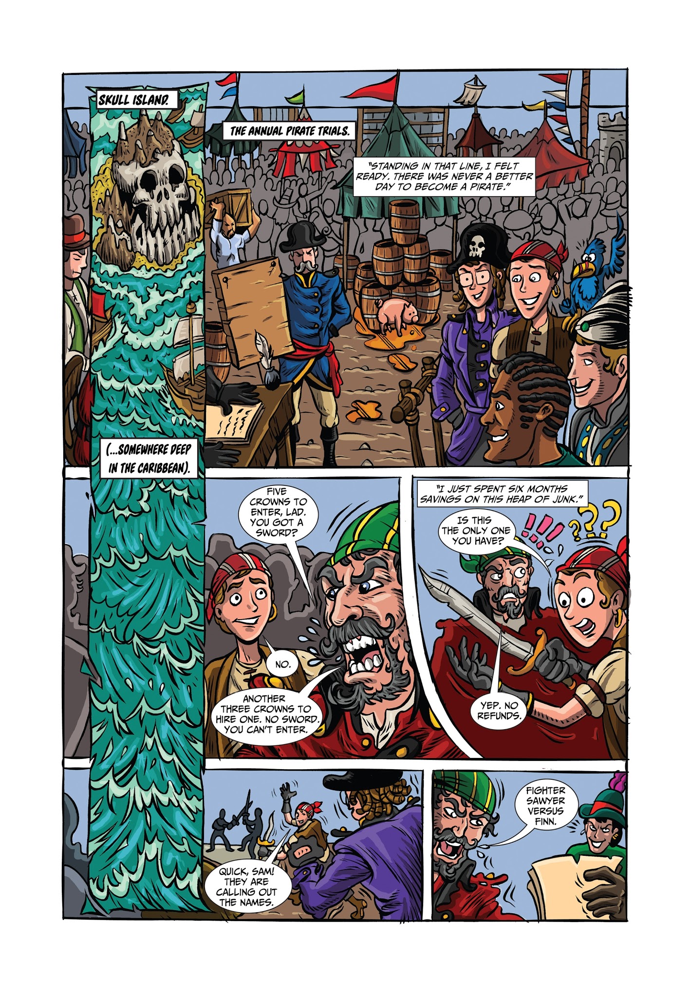 Read online Ghostly Tides comic -  Issue #1 - 4