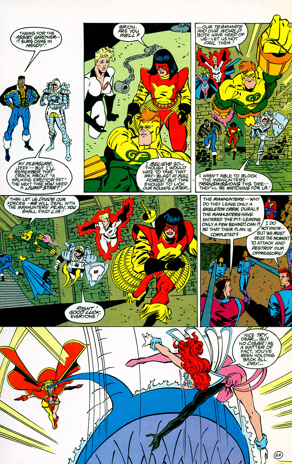 Read online The Outsiders (1985) comic -  Issue #28 - 23