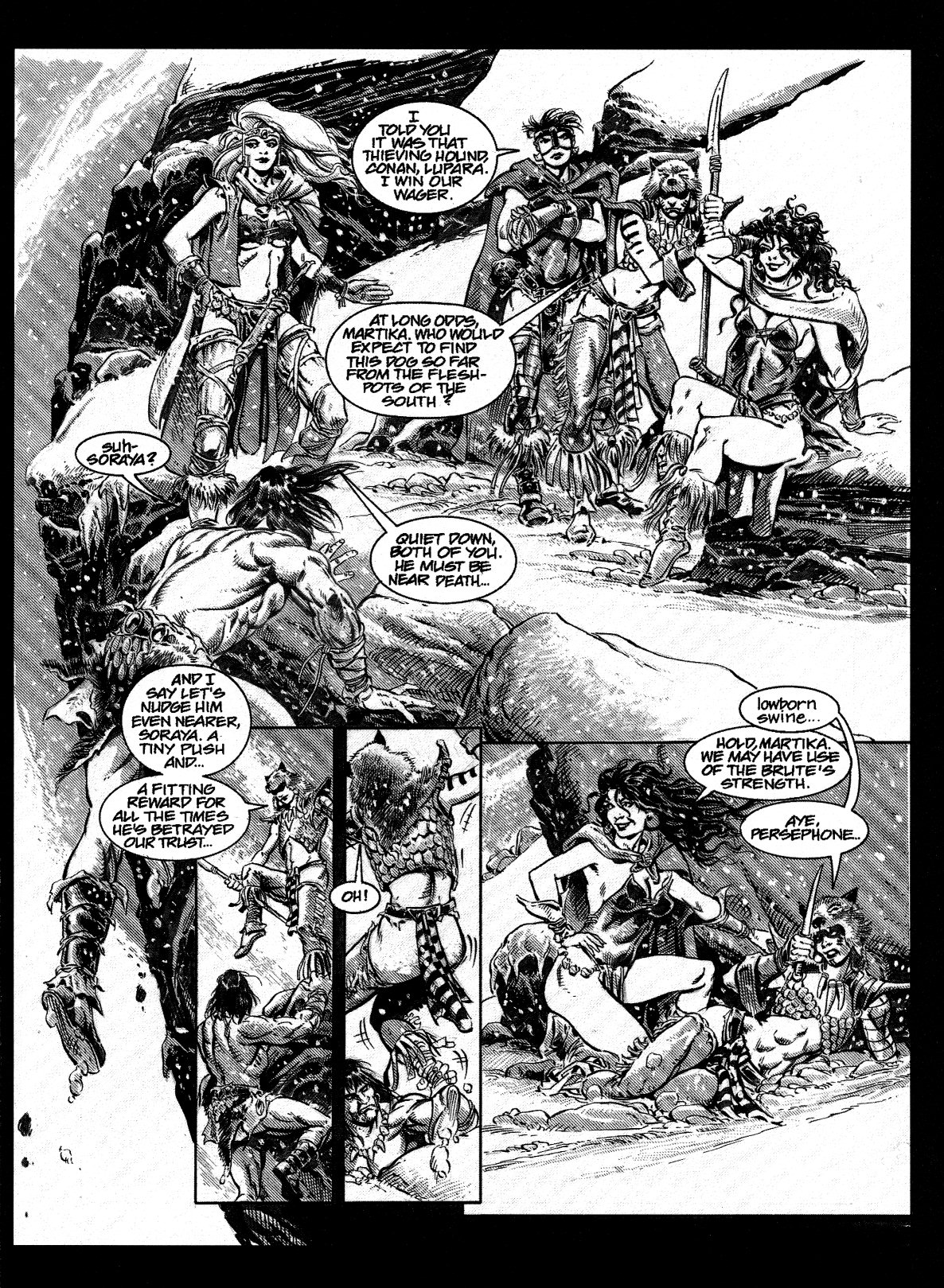 Read online Conan the Savage comic -  Issue #7 - 9