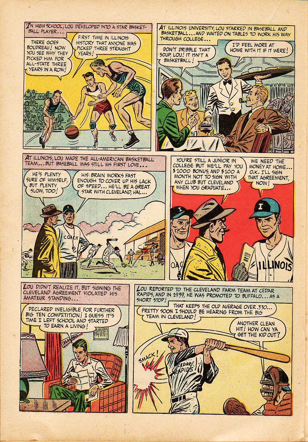 Read online Babe Ruth Sports Comics comic -  Issue #2 - 29