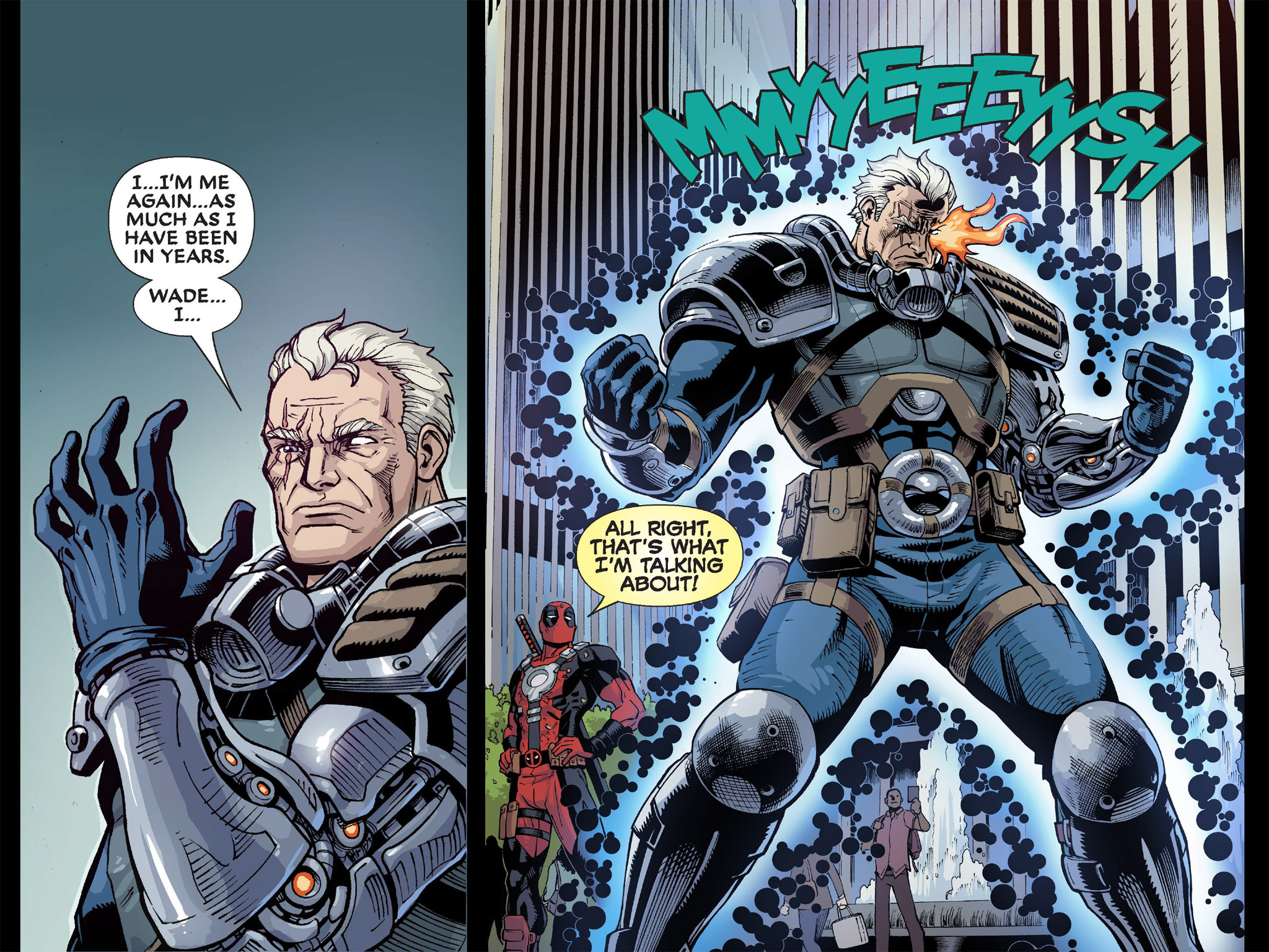 Read online Deadpool & Cable: Split Second Infinite Comic comic -  Issue #6 - 54