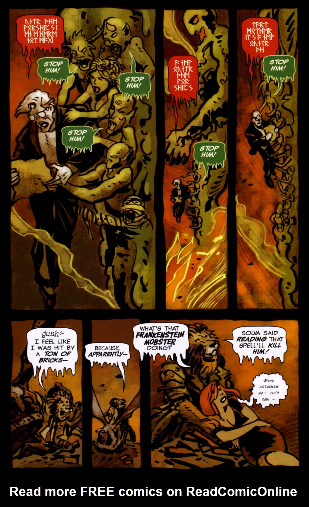 Read online Frankenstein Mobster comic -  Issue #7 - 22