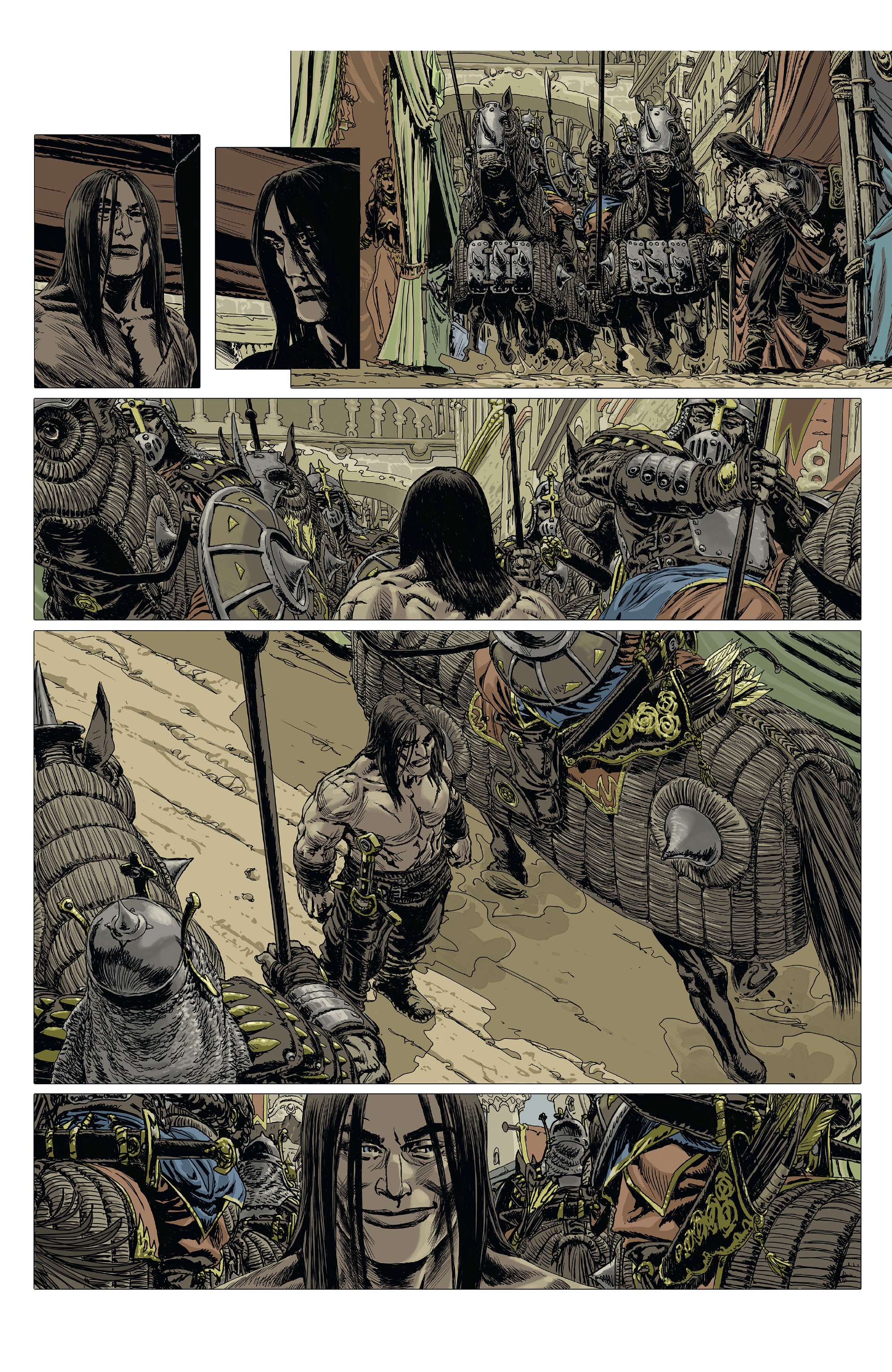 Read online The Cimmerian: The Man-Eaters Of Zamboula comic -  Issue #1 - 8