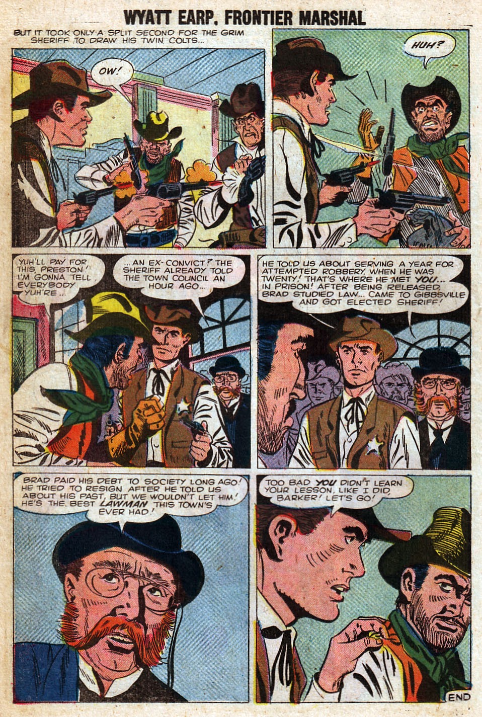 Read online Wyatt Earp Frontier Marshal comic -  Issue #21 - 25