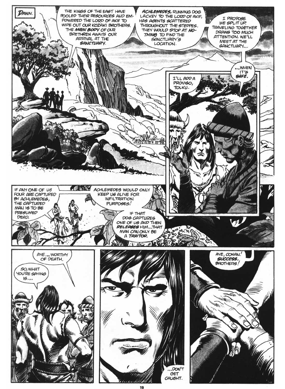 Read online The Savage Sword Of Conan comic -  Issue #160 - 21