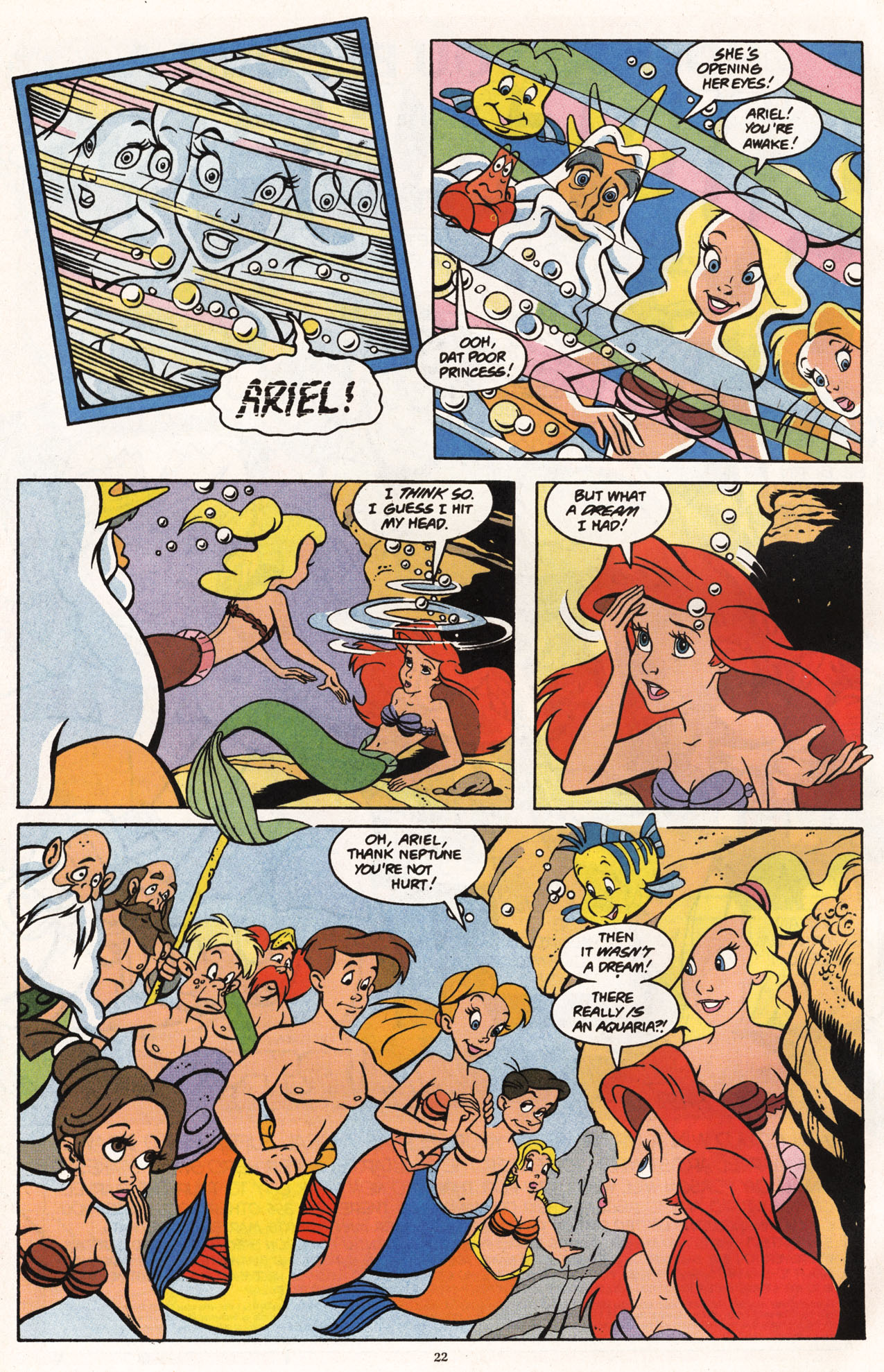 Read online Disney's The Little Mermaid comic -  Issue #4 - 24