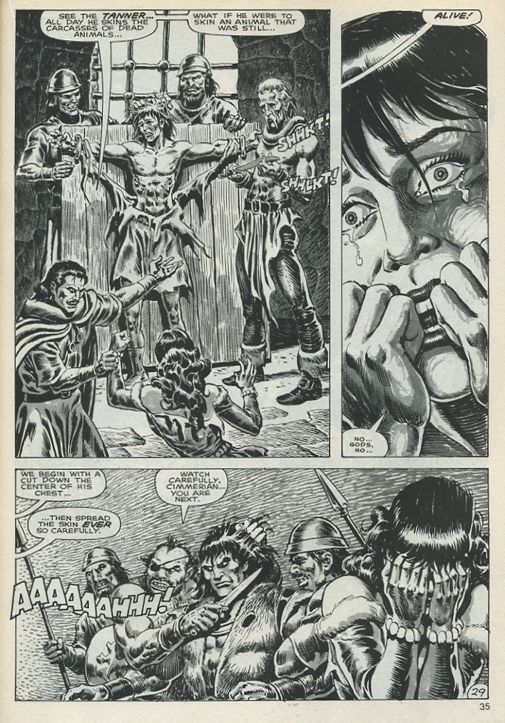 Read online The Savage Sword Of Conan comic -  Issue #134 - 35