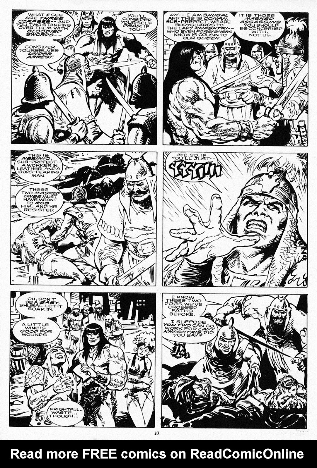 The Savage Sword Of Conan issue 218 - Page 35