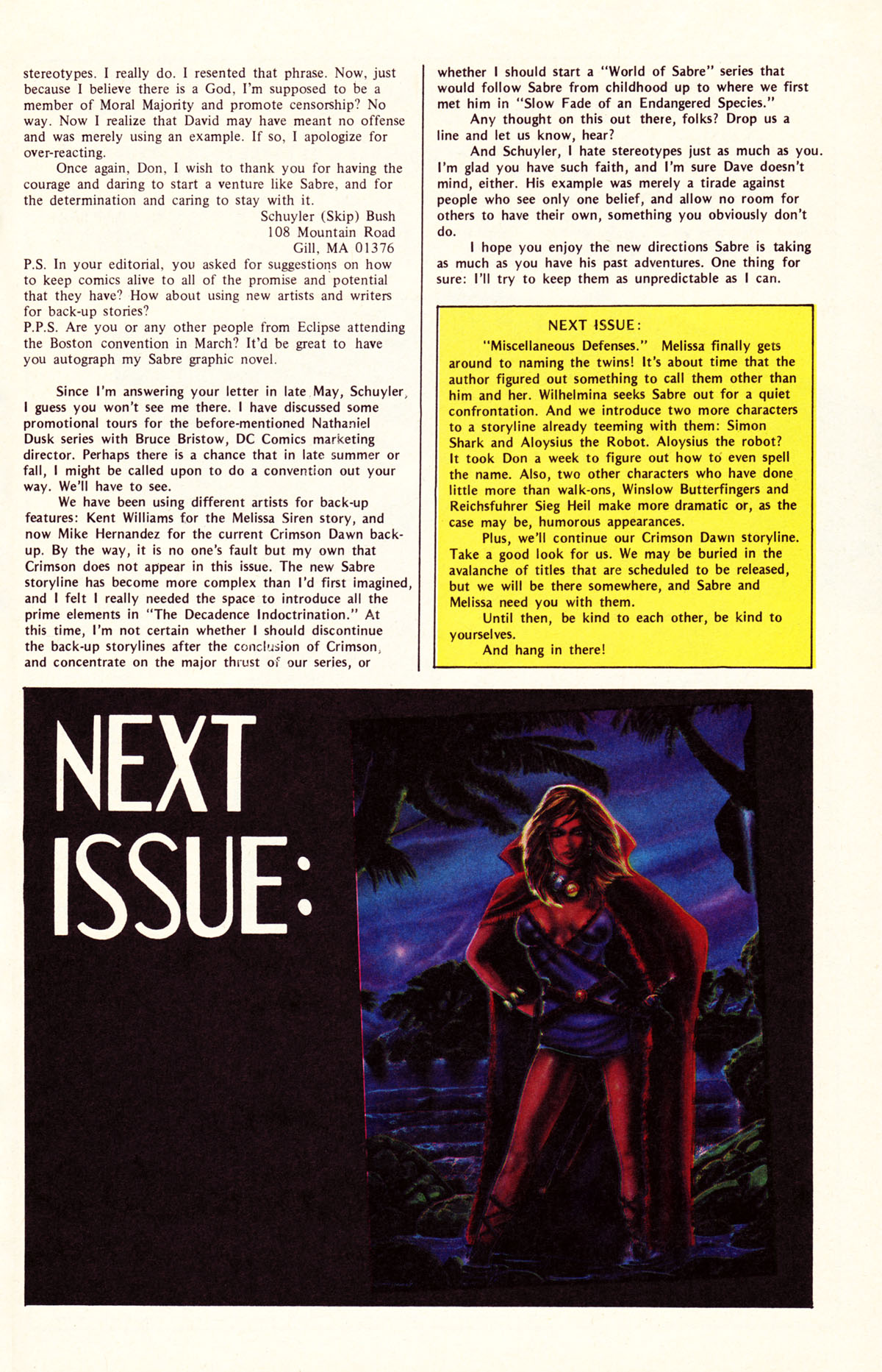 Read online Sabre comic -  Issue #11 - 32