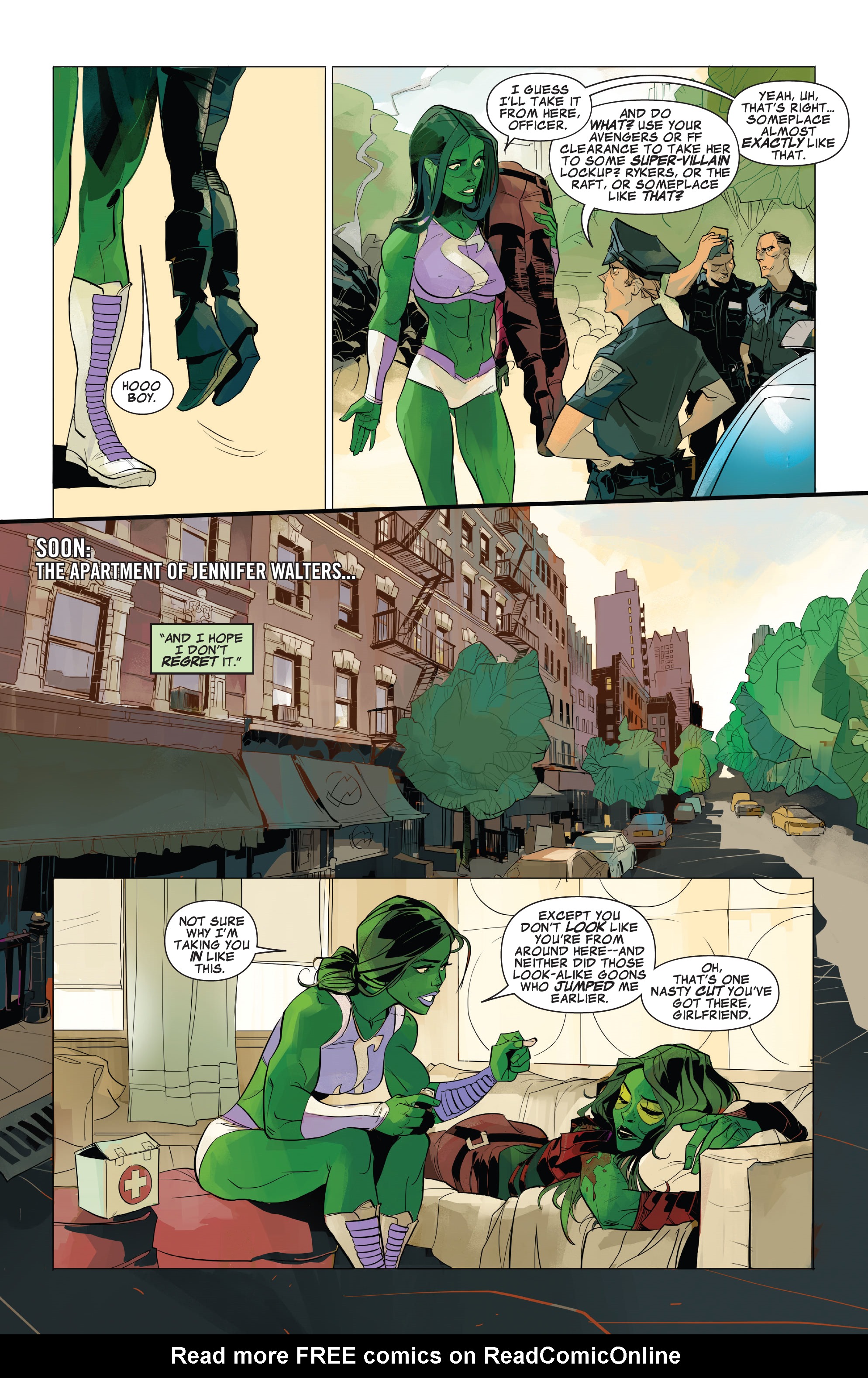 Read online Marvel-Verse: Thanos comic -  Issue #Marvel-Verse (2019) She-Hulk - 100