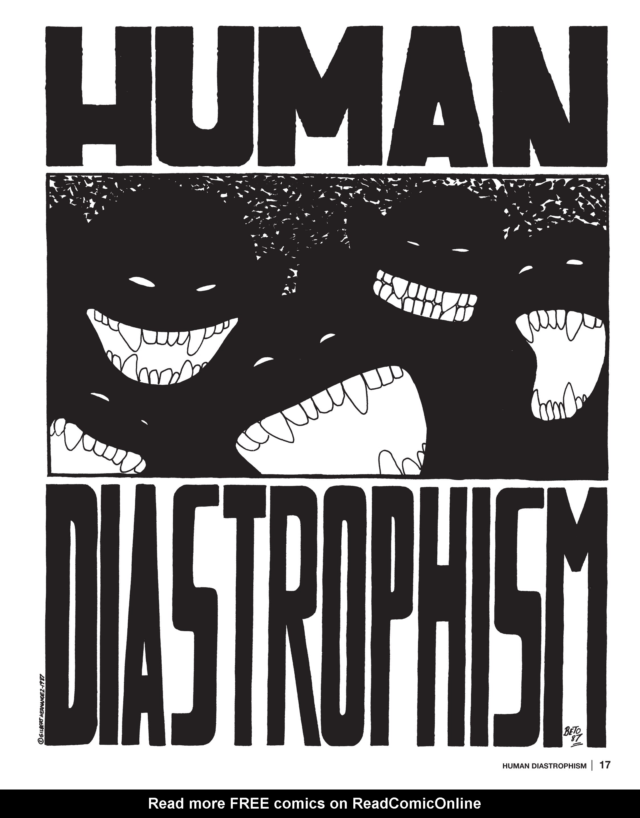 Read online Human Diastrophism comic -  Issue # TPB (Part 1) - 17