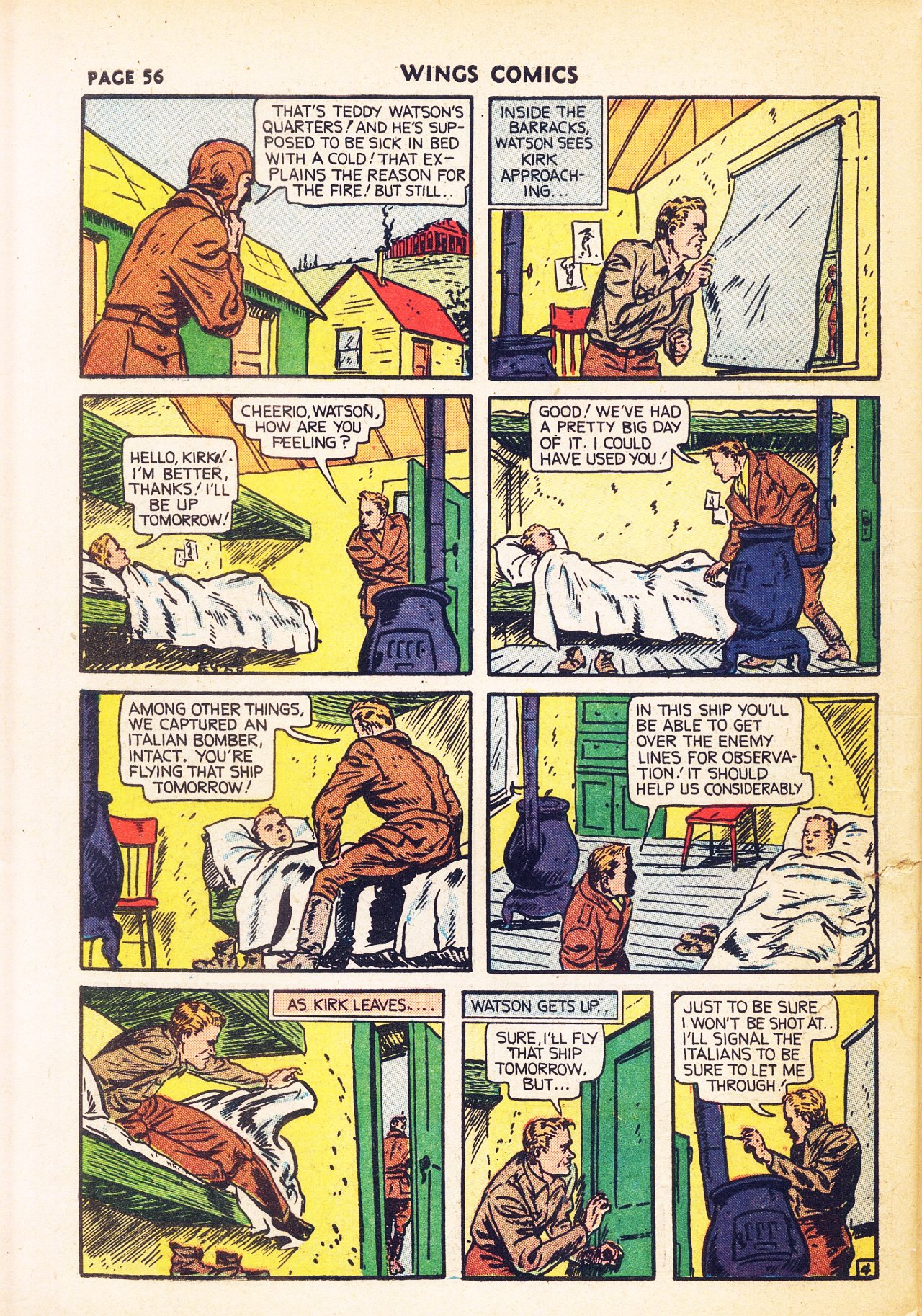 Read online Wings Comics comic -  Issue #8 - 58