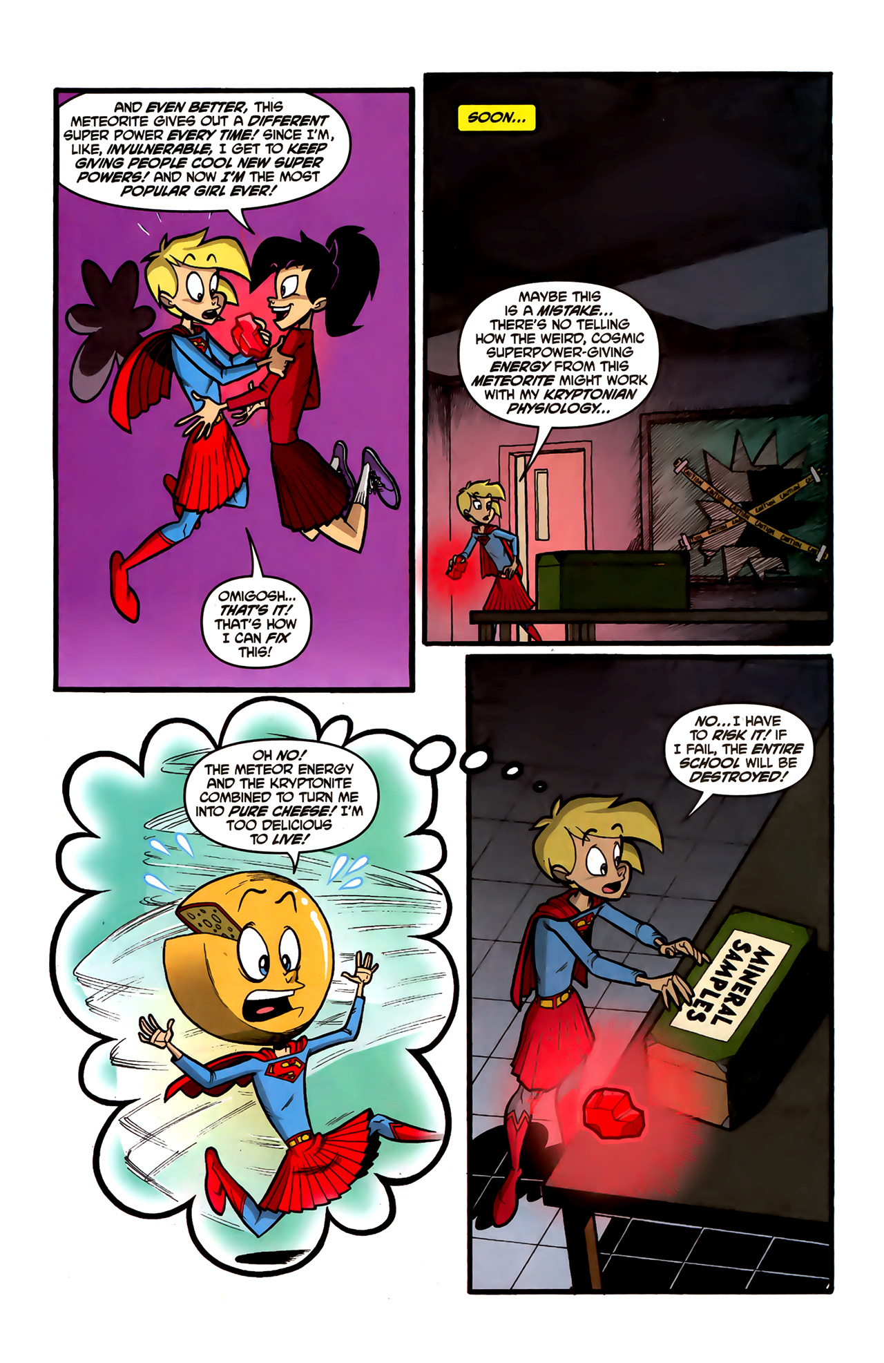 Read online Supergirl: Cosmic Adventures in the 8th Grade comic -  Issue #3 - 18