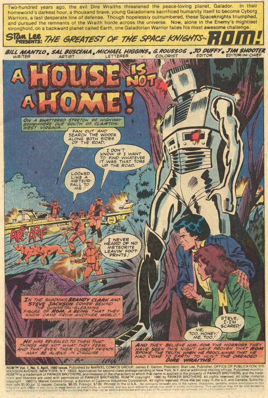 Read online ROM (1979) comic -  Issue #5 - 2